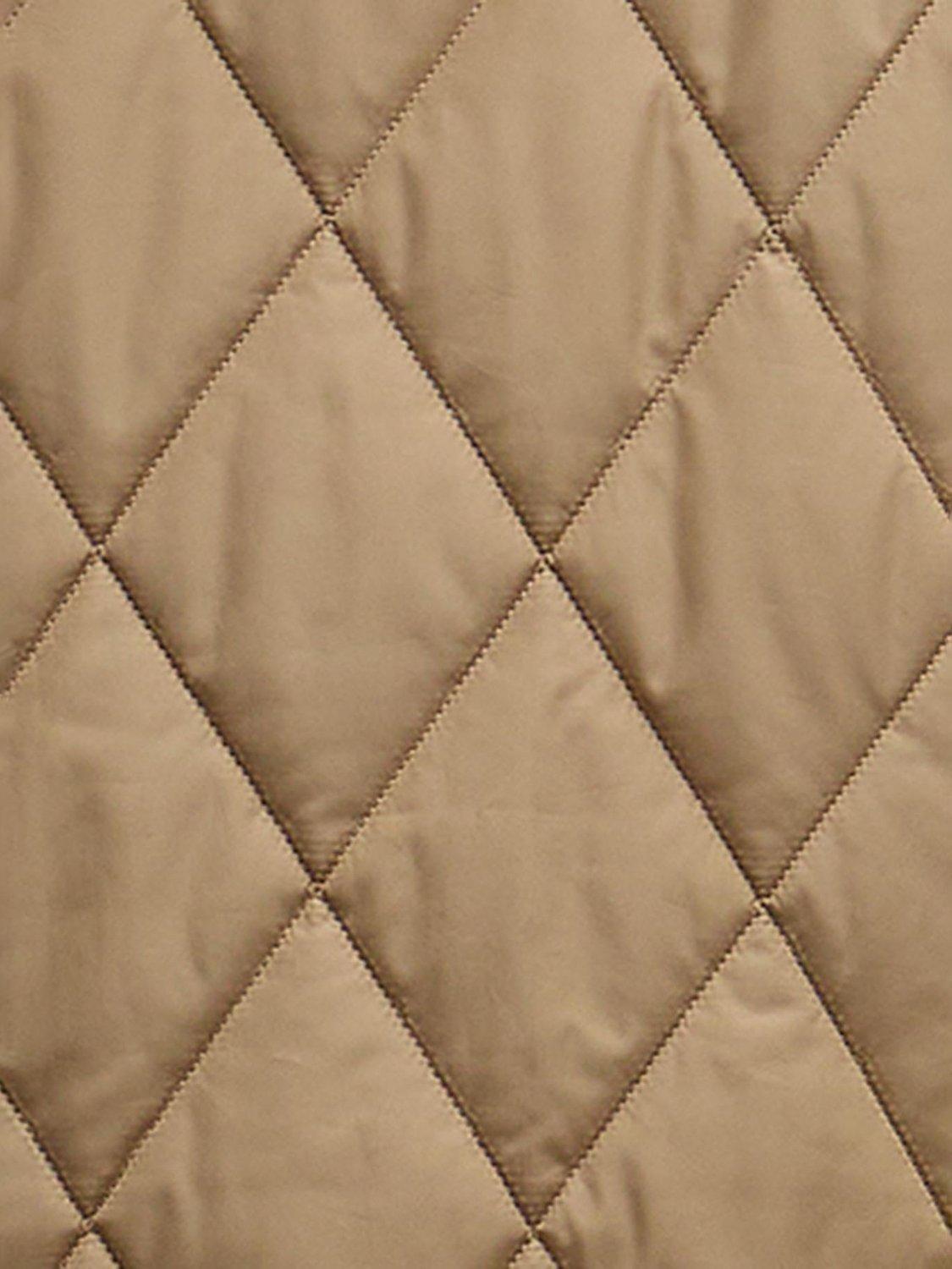 Product image 6 of 6, which shows Barbour Elspeth Quilted Jacket, Military Brown, 8