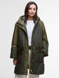 Barbour Elspeth Quilted Jacket, Olive/Moss