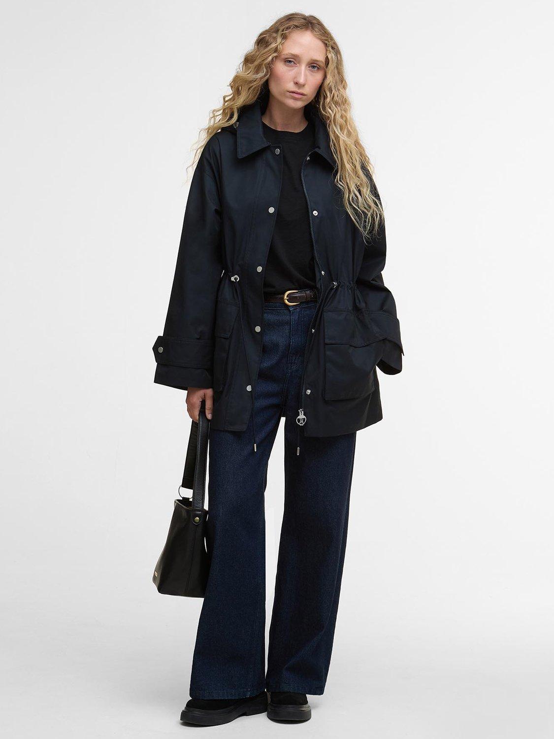 Product image 2 of 6, which shows Barbour Fallyn Showerproof Jacket, Darnavyhessiantartan, 8