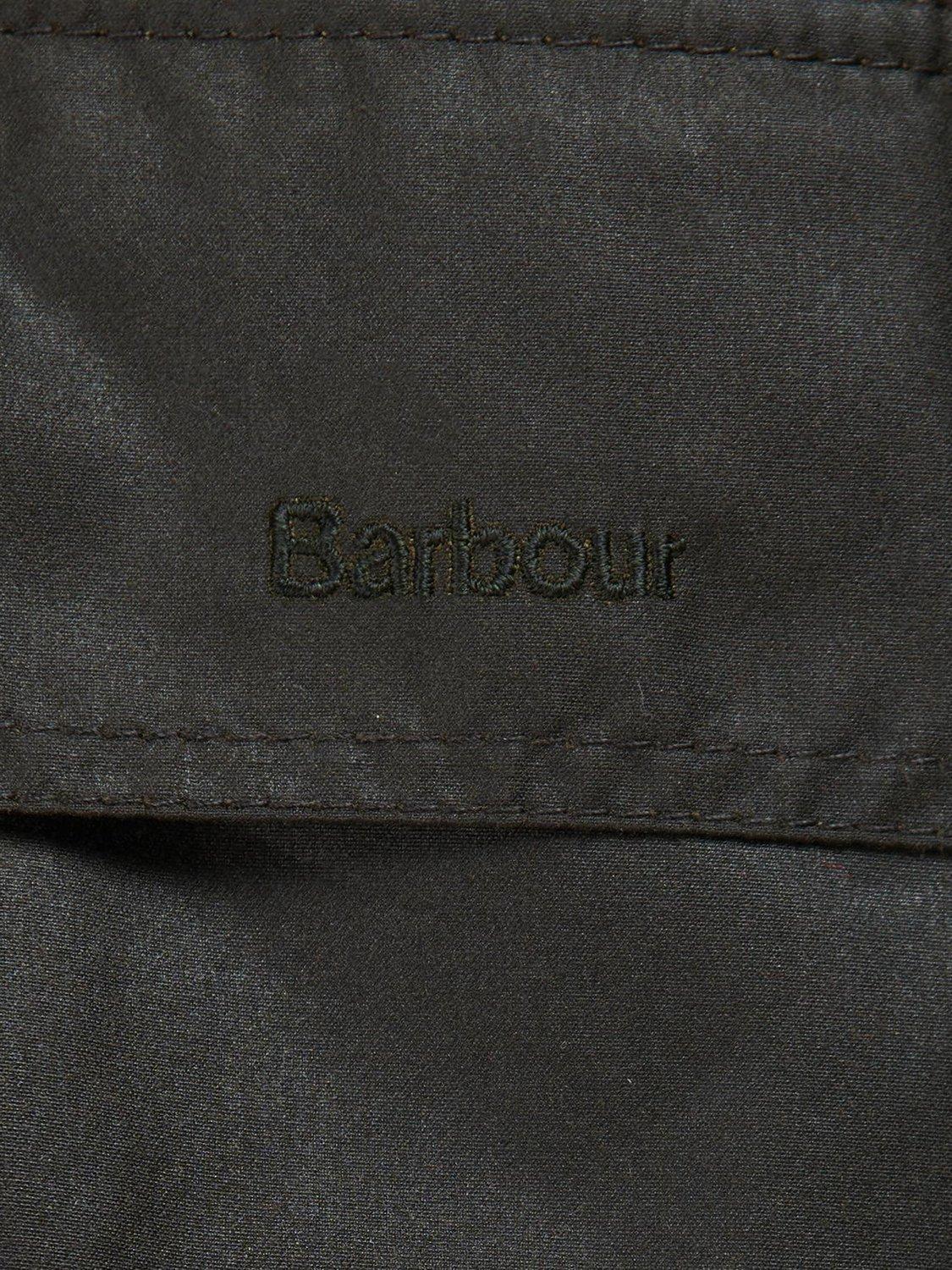 Product image 6 of 11, which shows Barbour Long Cannich Wax Jacket, Olive/Classic, 8