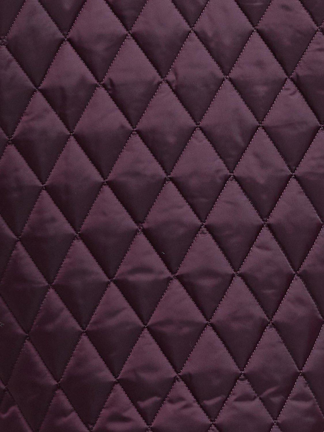 Product image 5 of 5, which shows Barbour Marla Quilted Jacket, Black Cherry/Dark Brown, 6