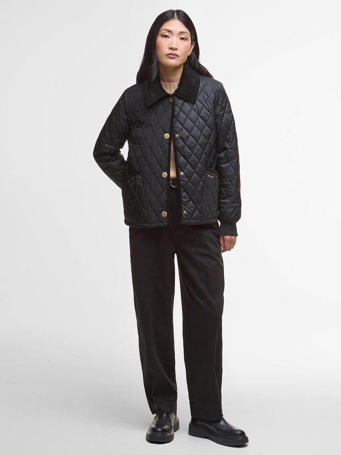 Product image 2 of 6, which shows Barbour Marla Quilted Jacket, Classic Black, 6