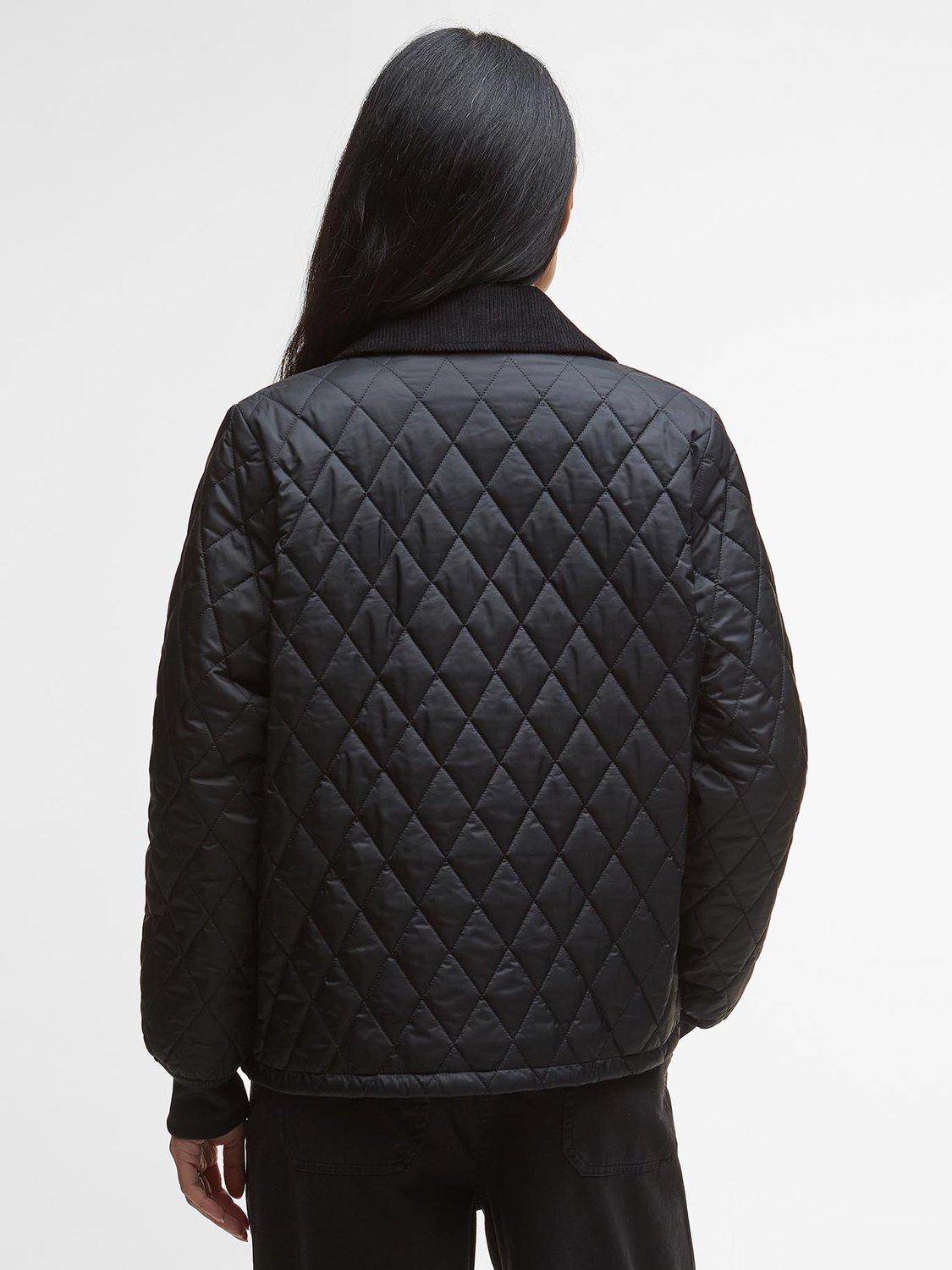 Product image 3 of 6, which shows Barbour Marla Quilted Jacket, Classic Black, 6