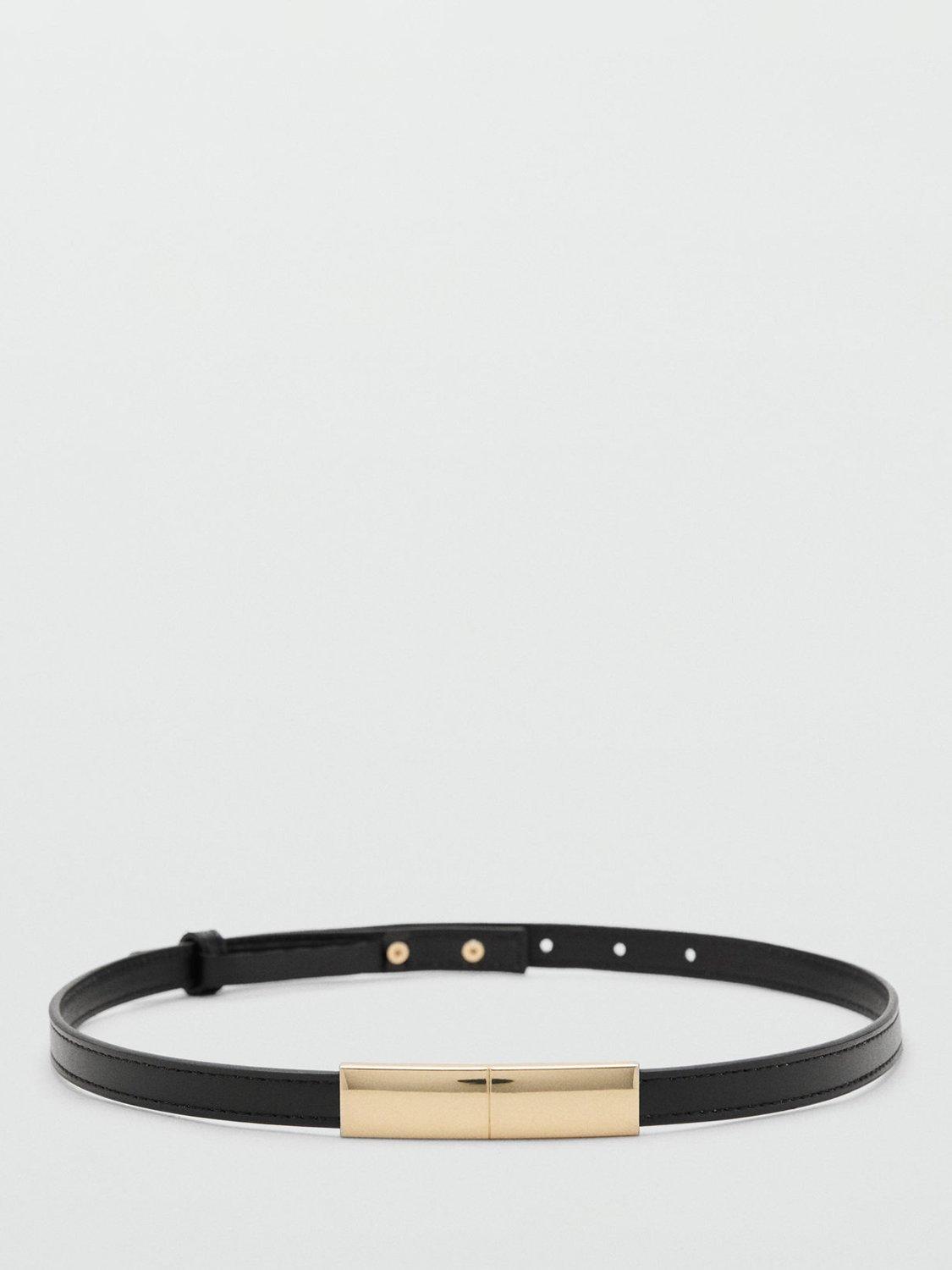 Mango Tomas Metal Detail Belt