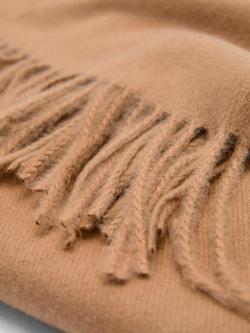 Mango Sweet Fringed Scarf - view 2, Medium Brown