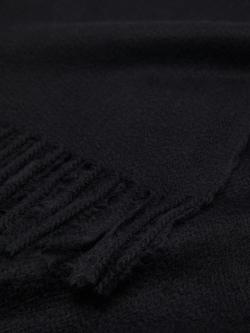 Mango Sweet Fringed Scarf - view 2, Black