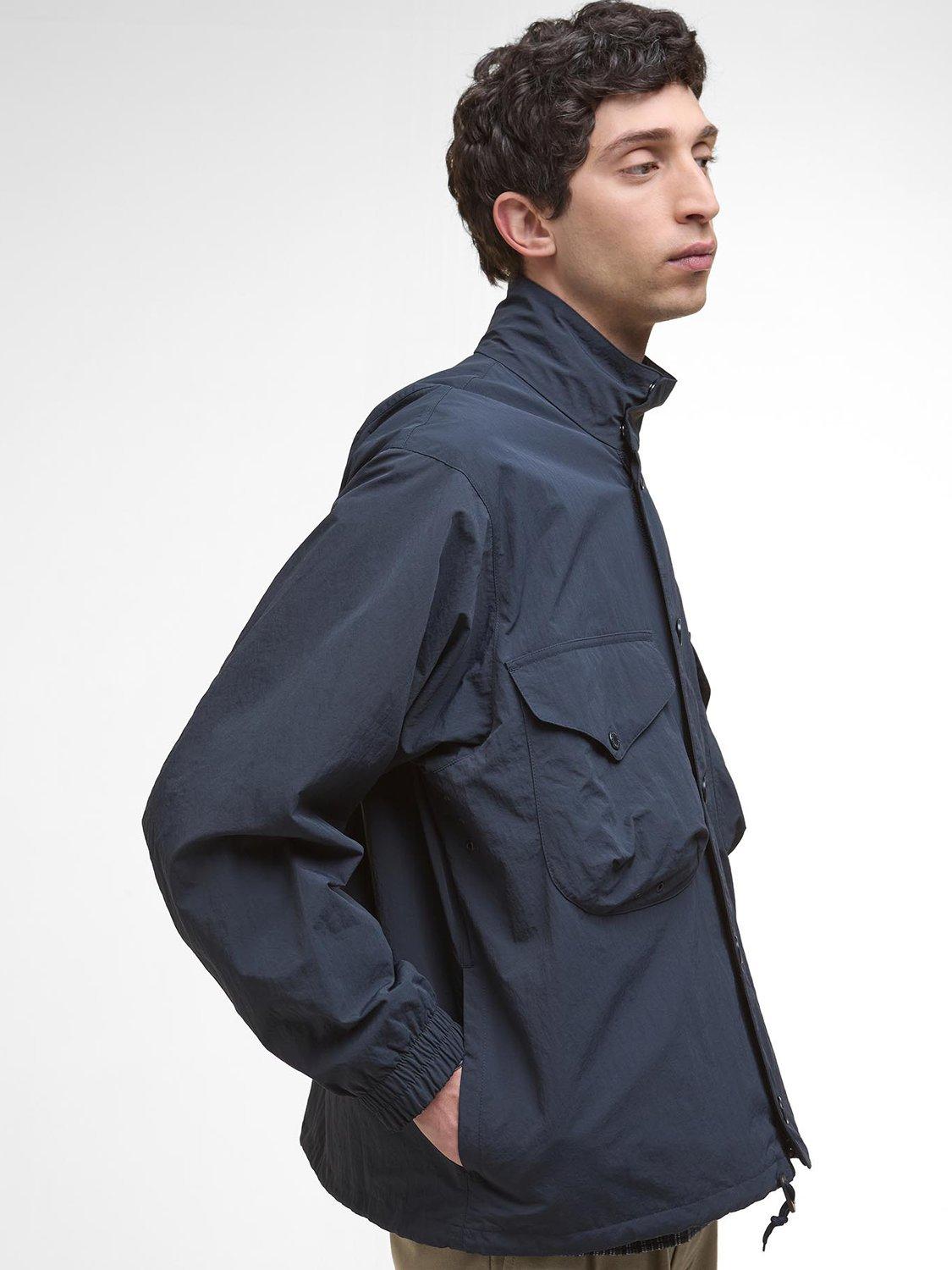 Product image 6 of 8, which shows Barbour Jig Showerproof Jacket, Dark Navy, L