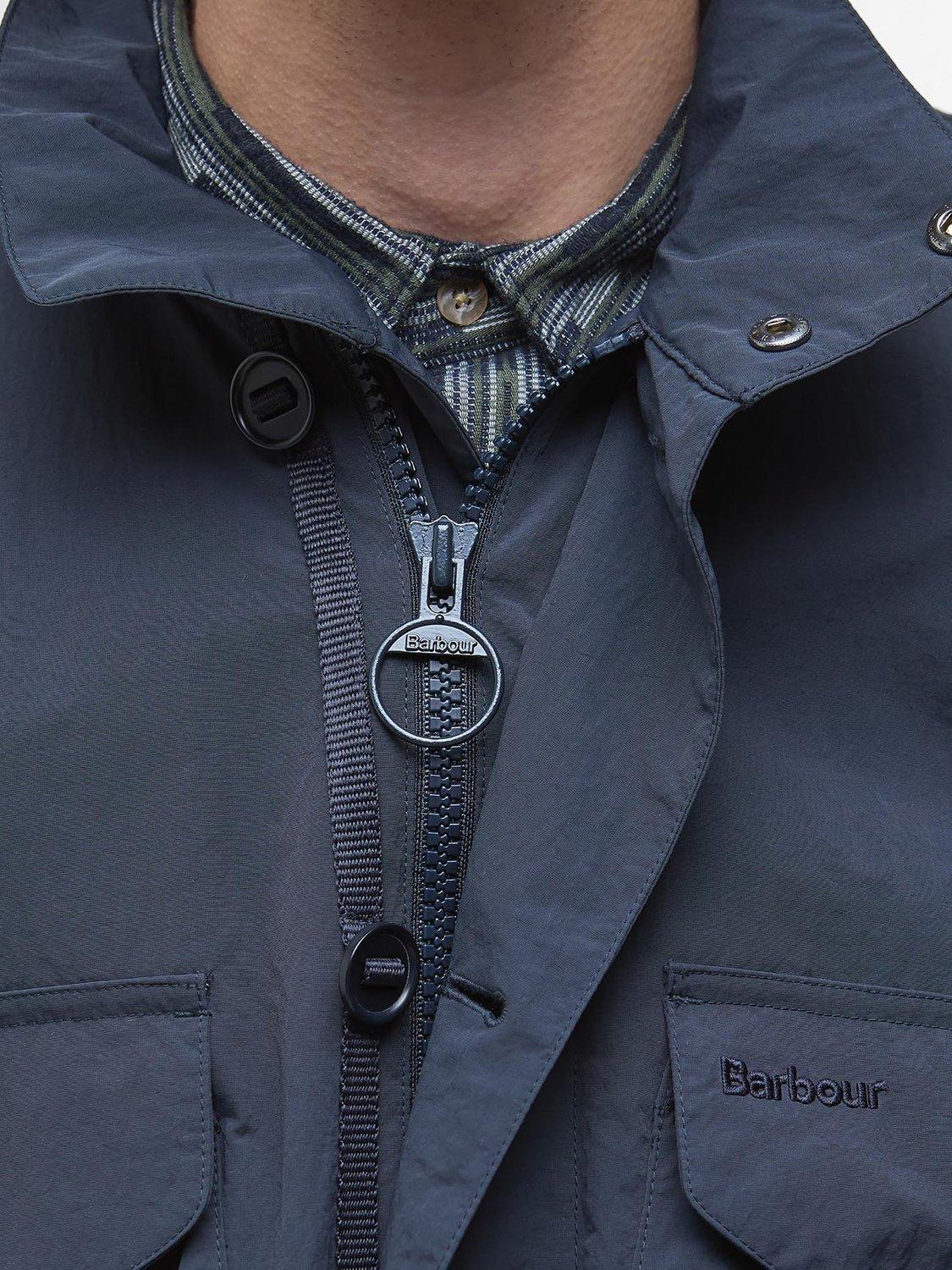 Product image 7 of 8, which shows Barbour Jig Showerproof Jacket, Dark Navy, L