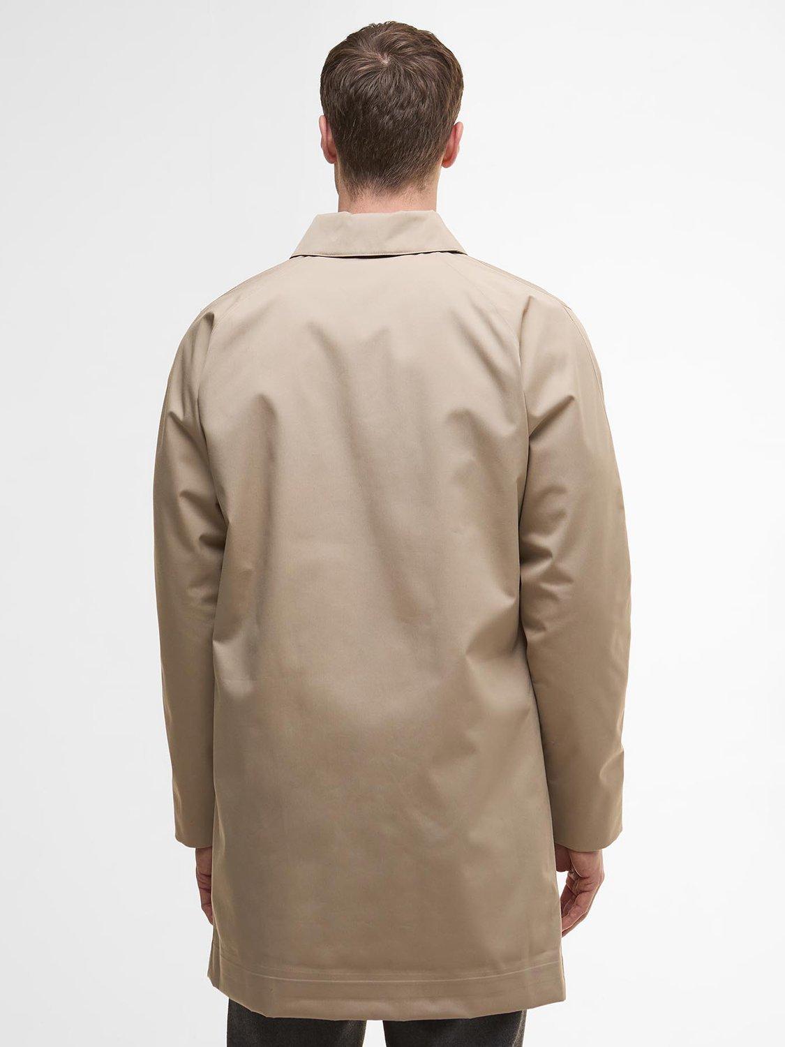 Product image 2 of 7, which shows Barbour Waterproof Longline Mac, Washed Stone, L