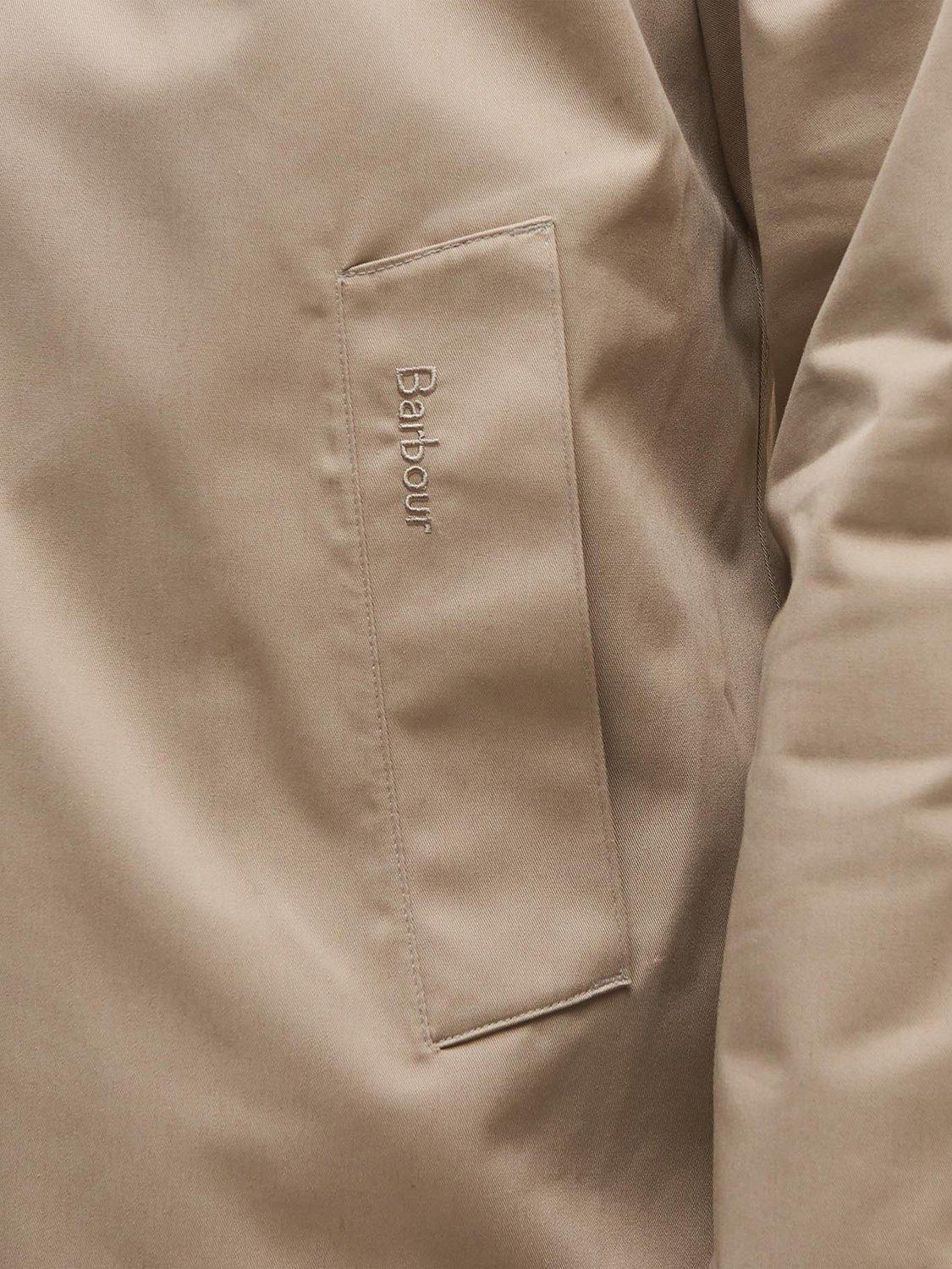 Product image 7 of 7, which shows Barbour Waterproof Longline Mac, Washed Stone, L