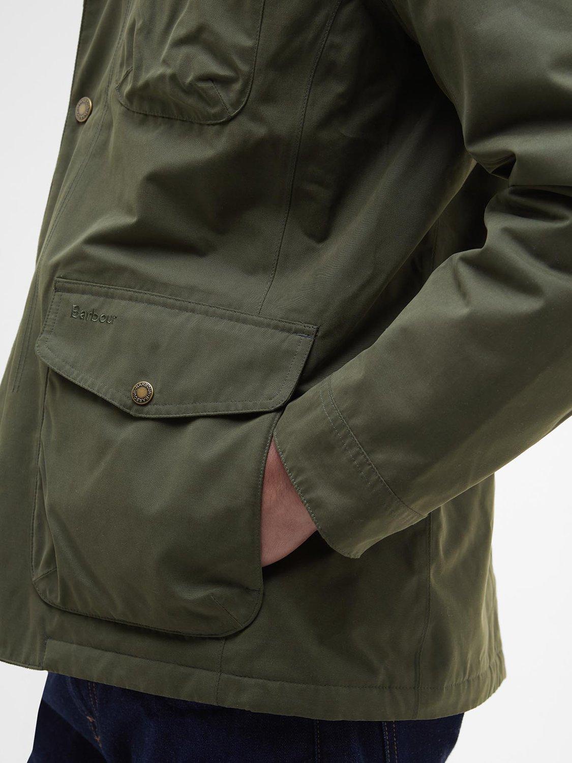 Product image 11 of 11, which shows Barbour Ogston Waterproof Jacket, Olive, XXL