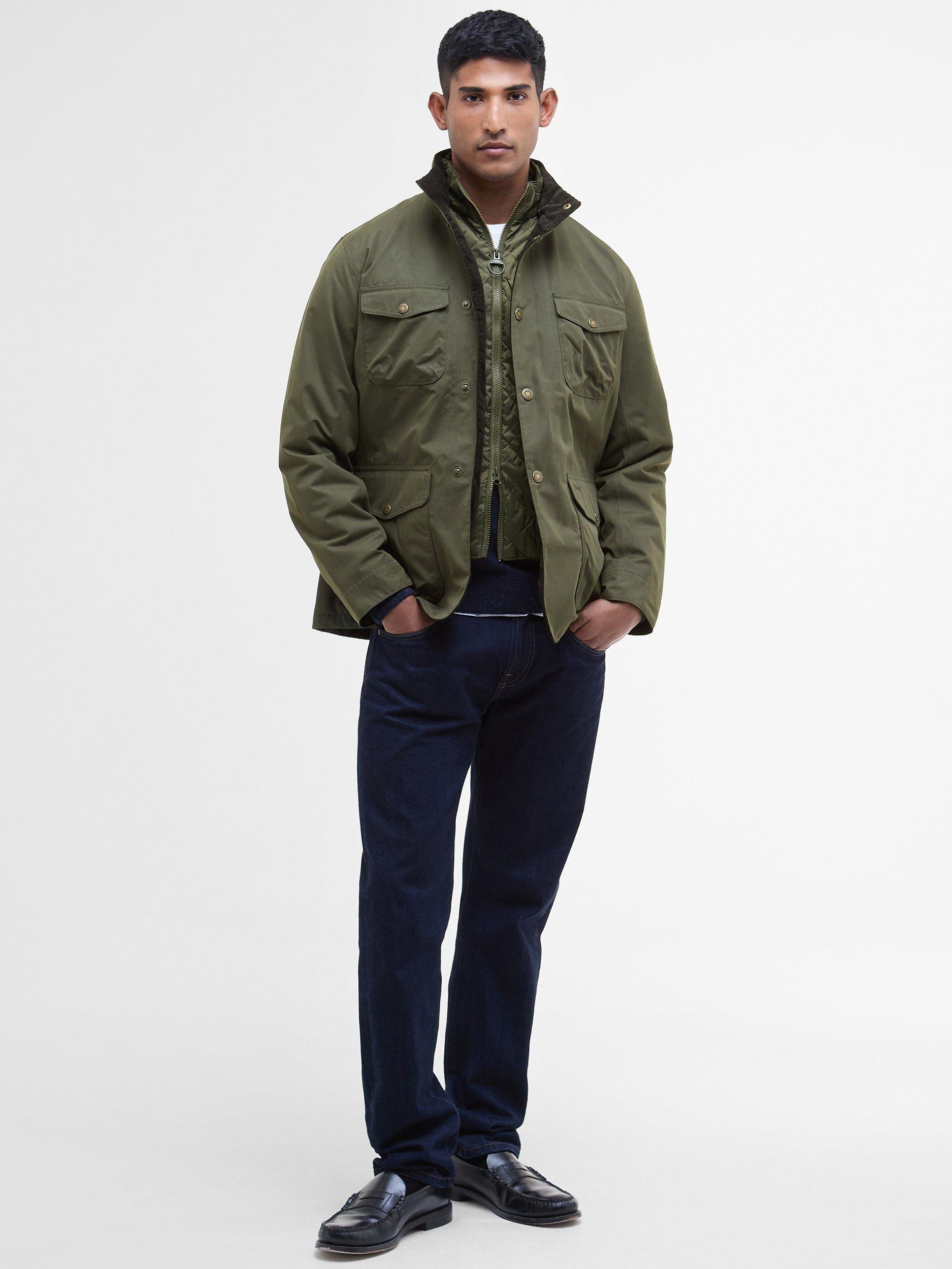 Product image 3 of 11, which shows Barbour Ogston Waterproof Jacket, Olive, XXL