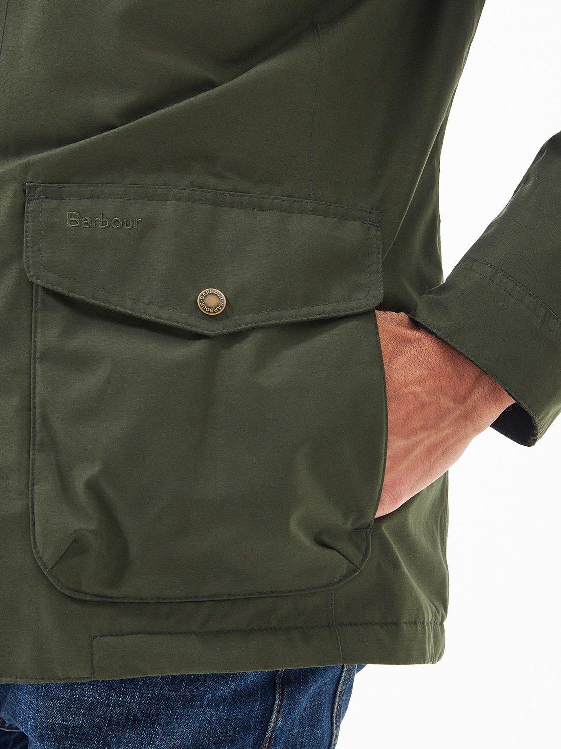 Product image 6 of 11, which shows Barbour Ogston Waterproof Jacket, Olive, XXL