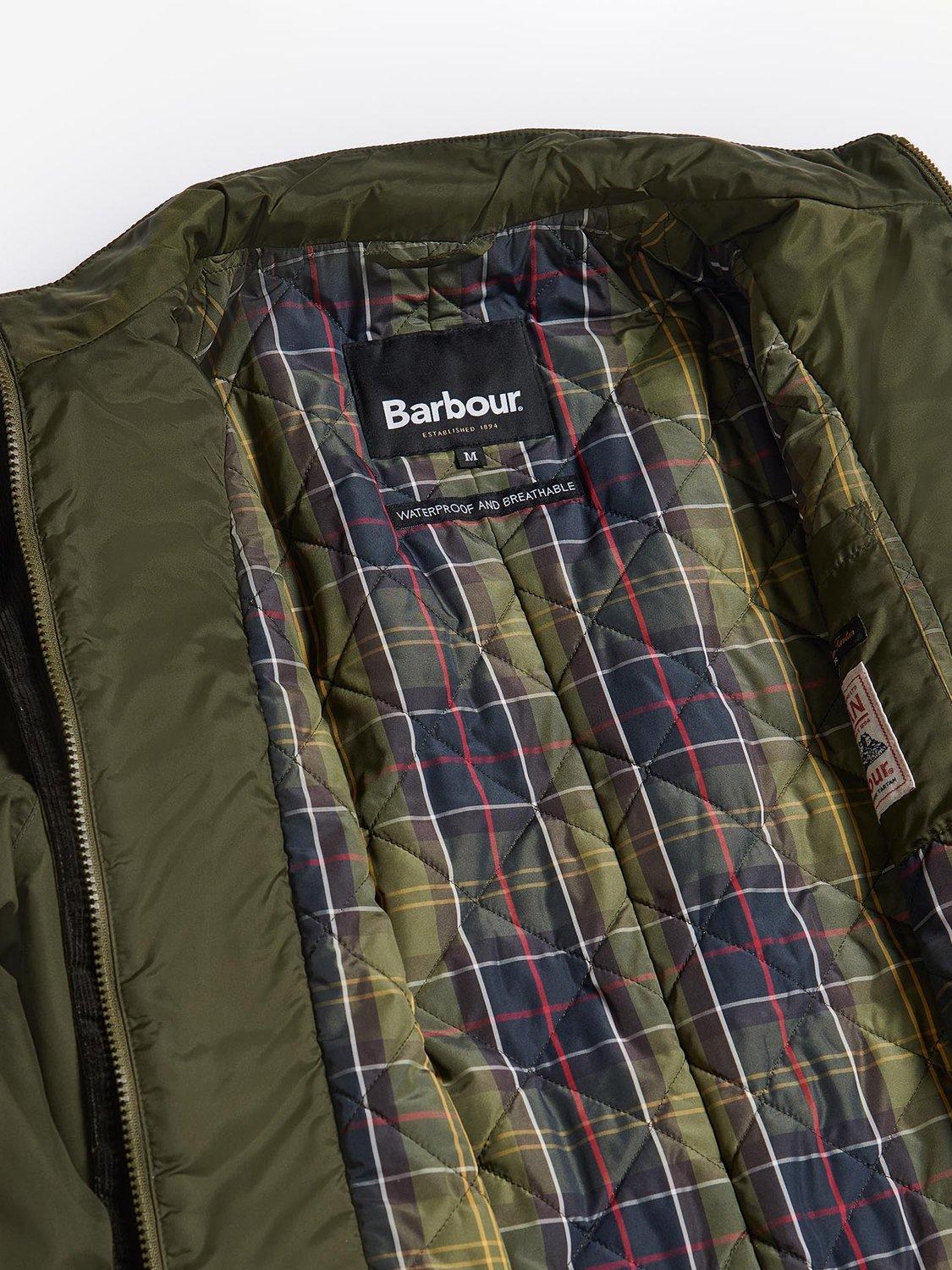 Product image 7 of 11, which shows Barbour Ogston Waterproof Jacket, Olive, XXL