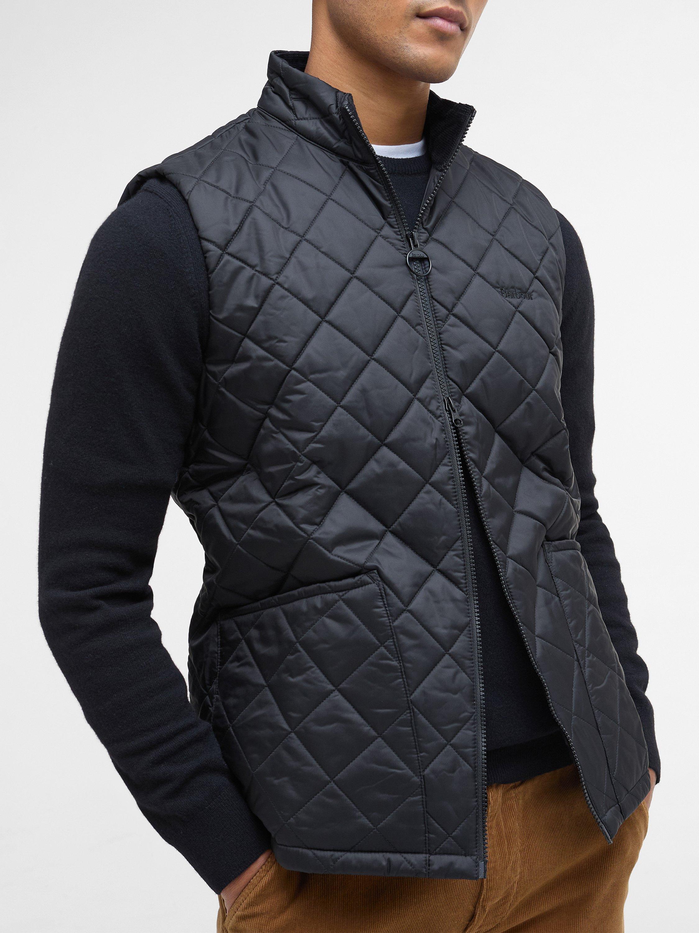 Product image 4 of 9, which shows Barbour Monty Zip Front Gilet, Black, L