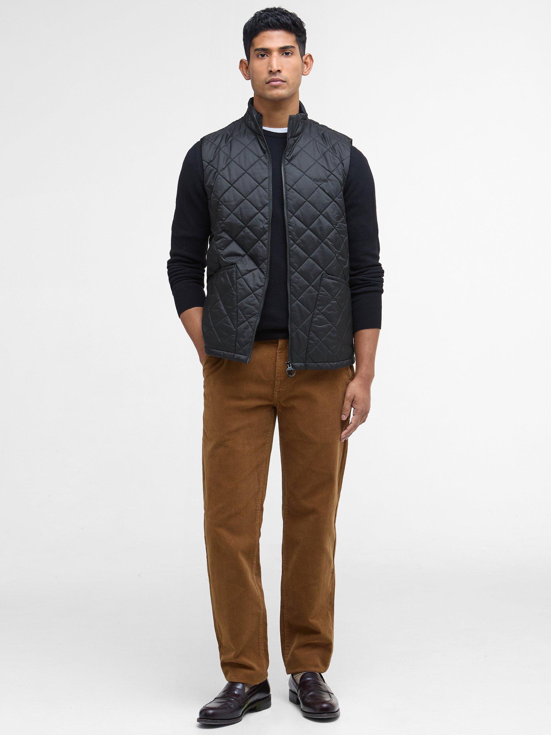 Product image 6 of 9, which shows Barbour Monty Zip Front Gilet, Black, L