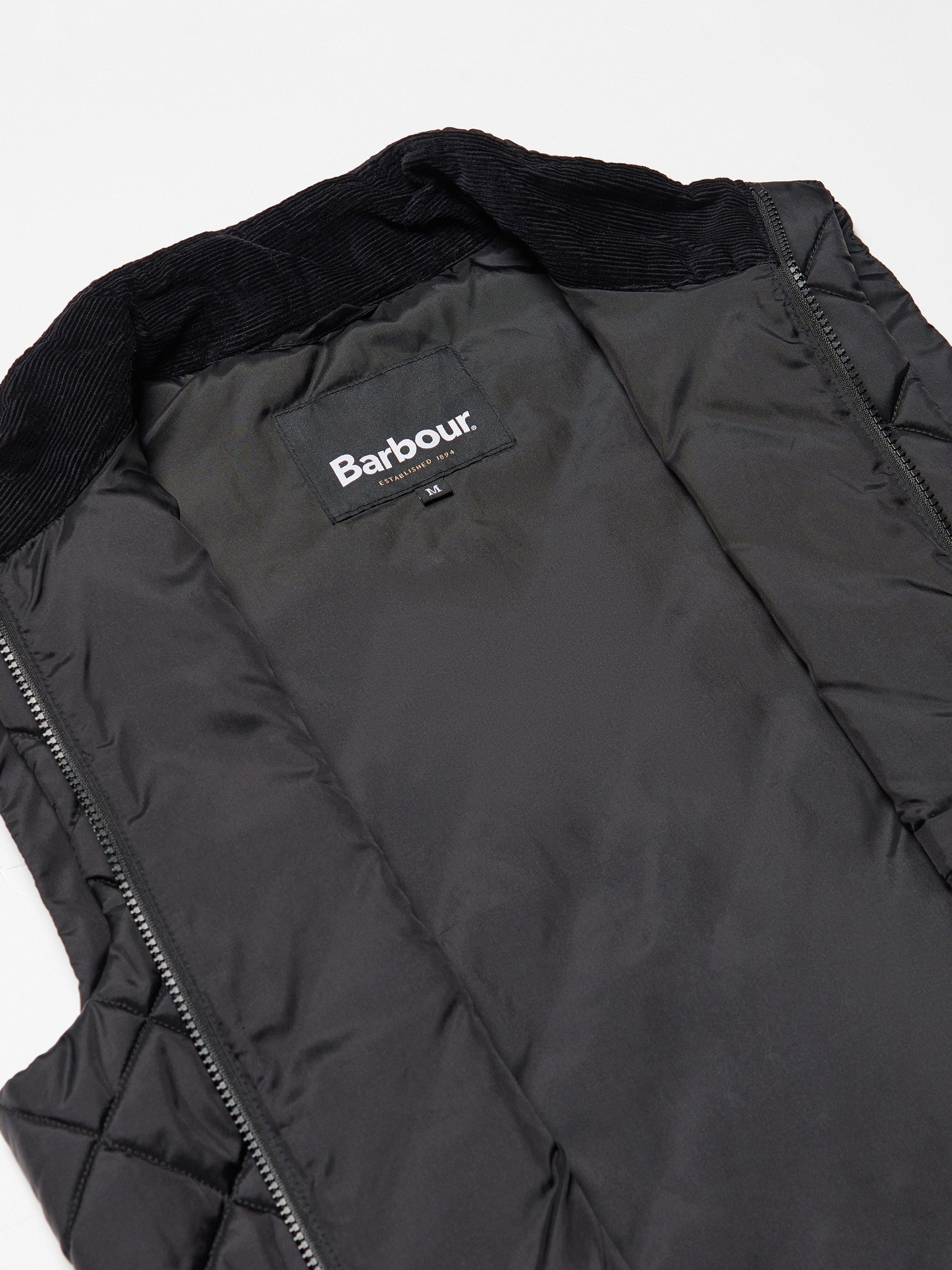 Product image 7 of 9, which shows Barbour Monty Zip Front Gilet, Black, L