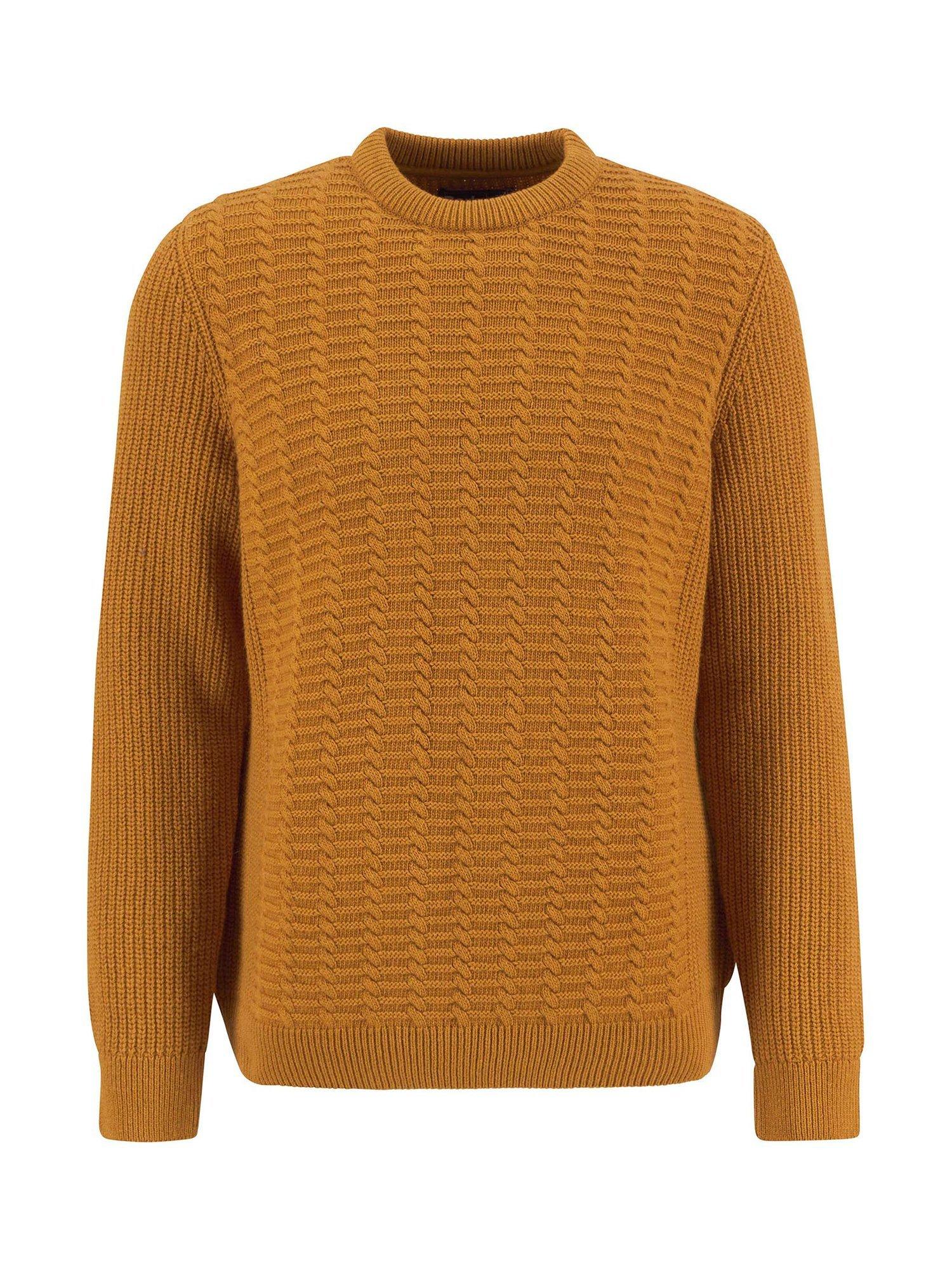 Product image 4 of 6, which shows Barbour Cleveland Crew Neck Jumper, Copper, L