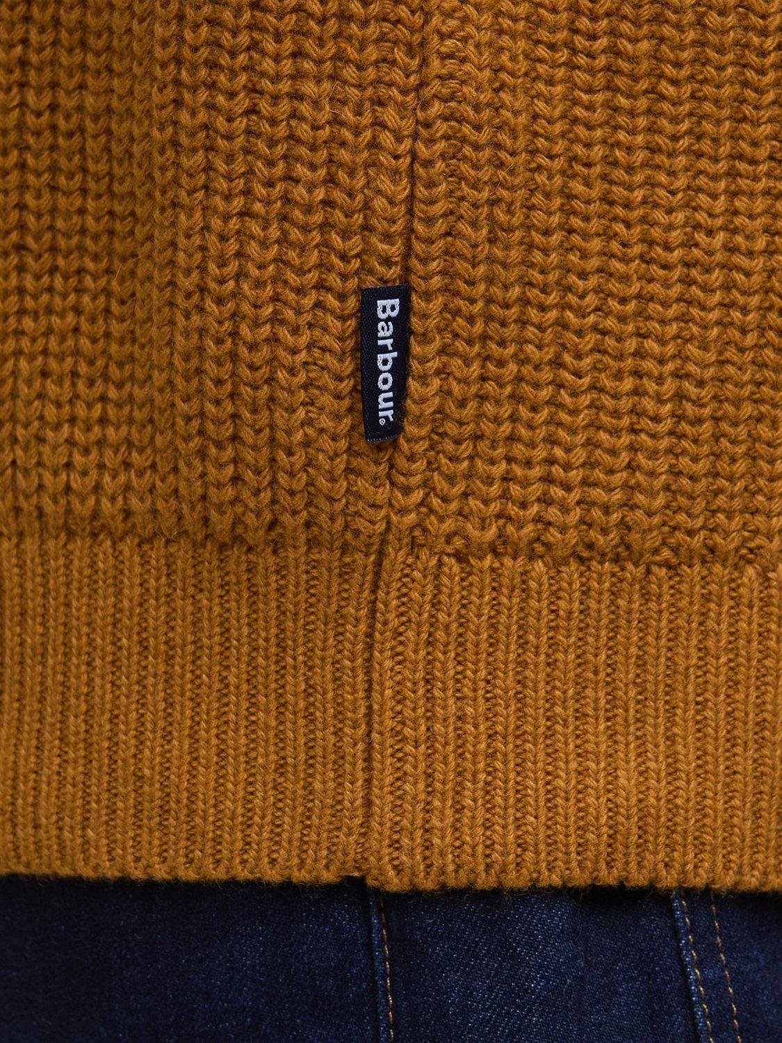 Product image 6 of 6, which shows Barbour Cleveland Crew Neck Jumper, Copper, L