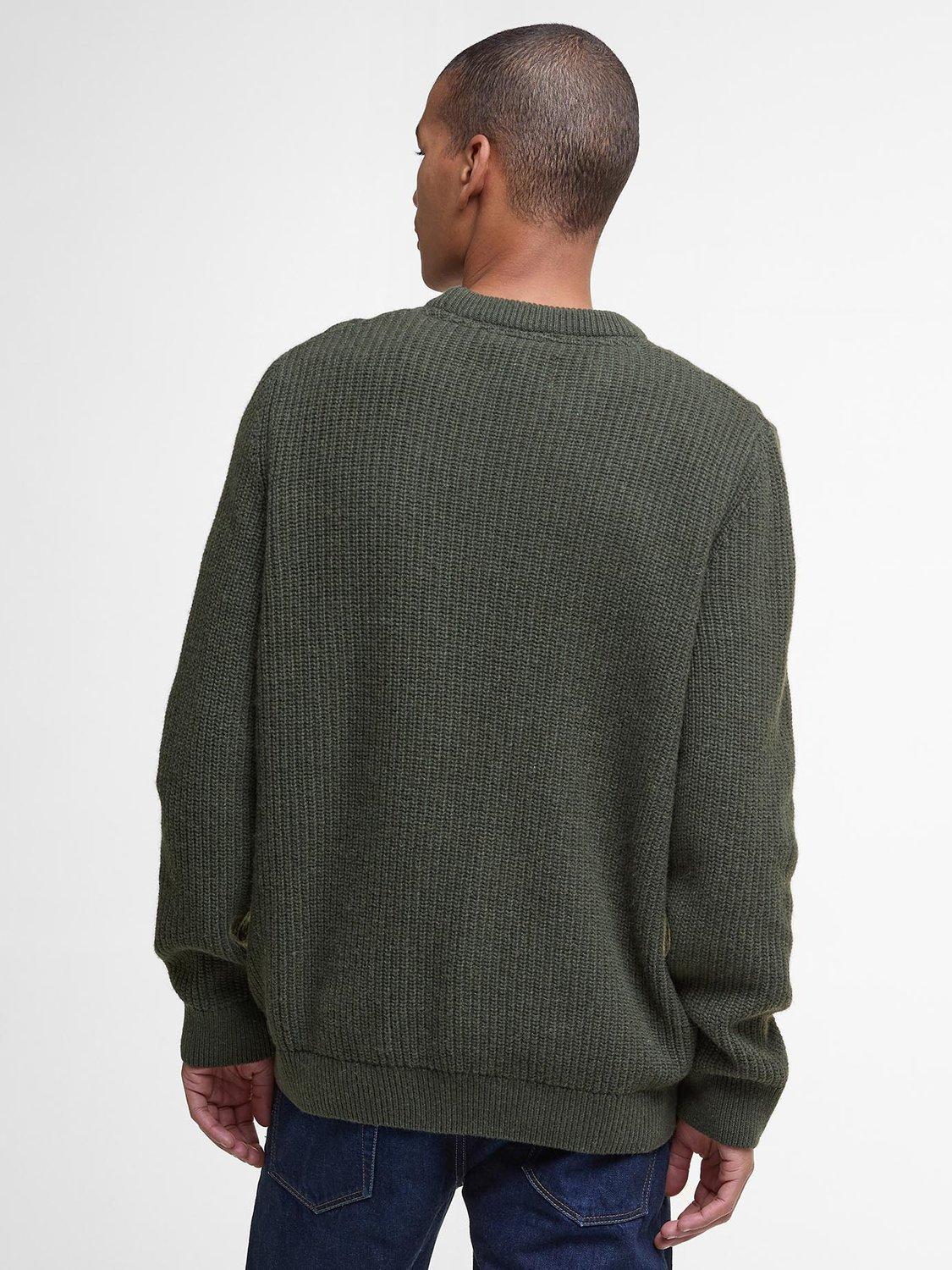 Product image 2 of 6, which shows Barbour Cleveland Crew Neck Jumper, Duffle Bag, S