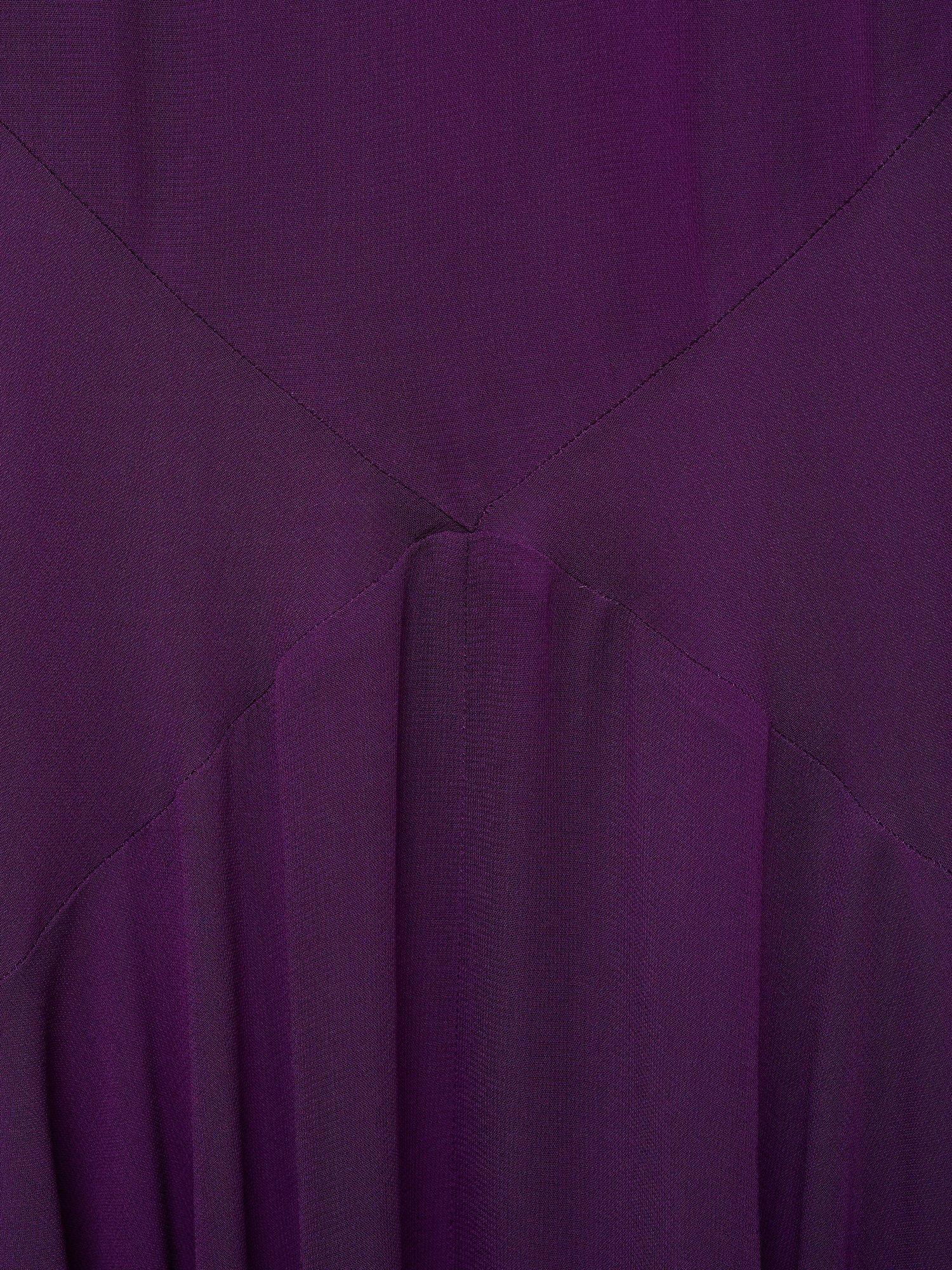 Product image 8 of 8, which shows Mango Maria Halterneck Midi Dress, Medium Purple, 10