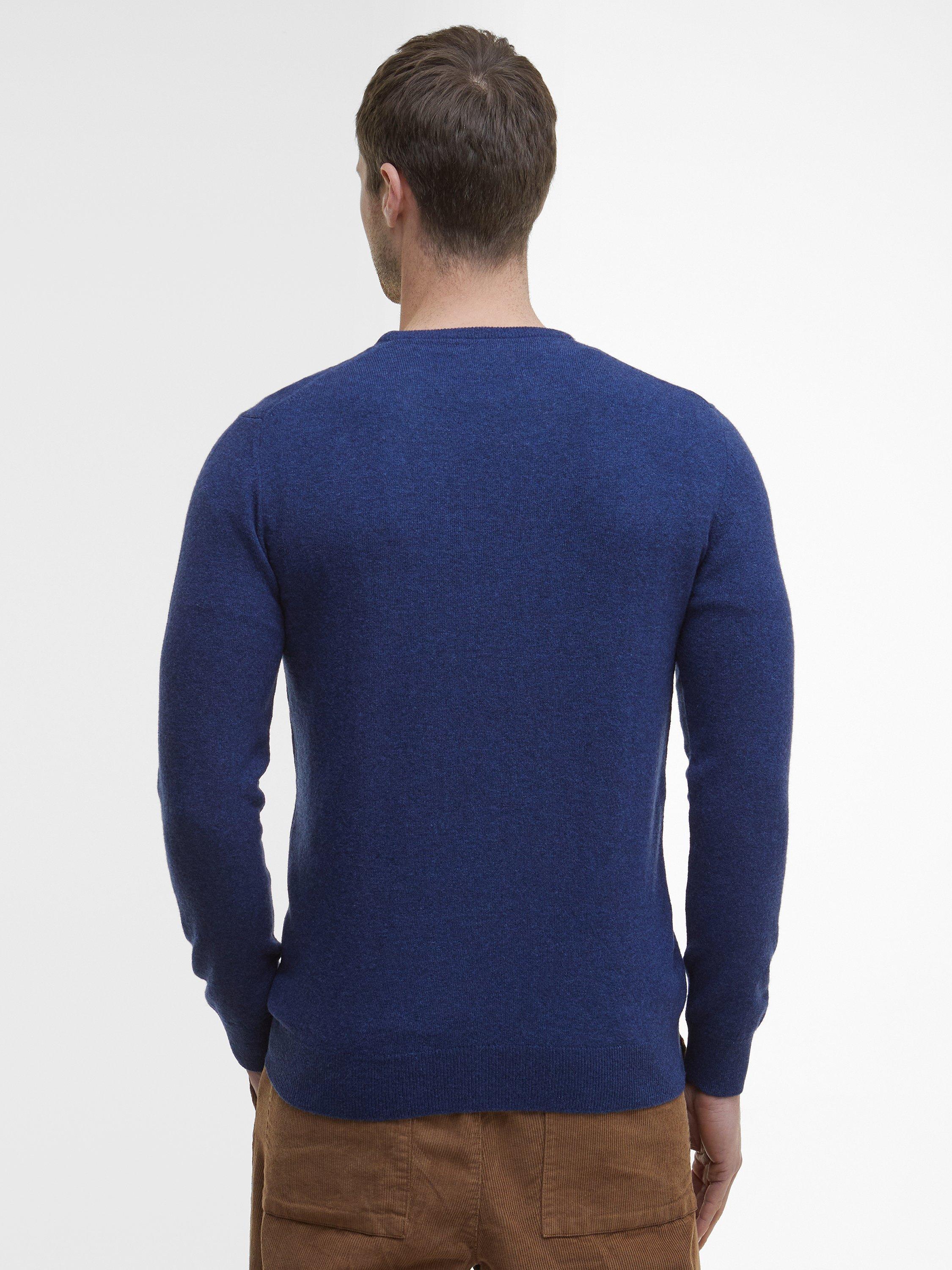 Product image 2 of 9, which shows Barbour Essential Wool Crew Neck Sweatshirt, Deep Blue, L