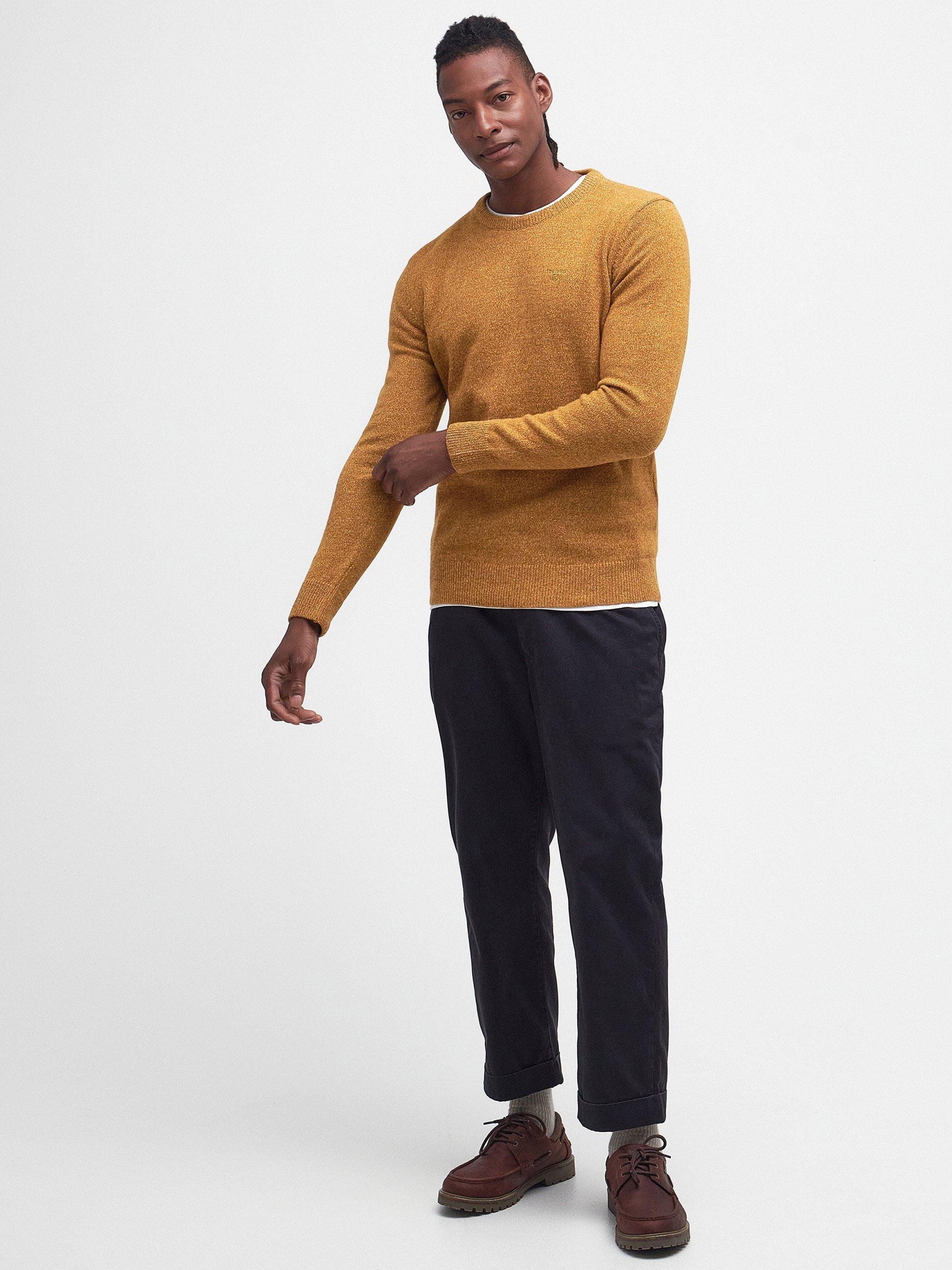 Product image 3 of 6, which shows Barbour Tisbury Wool Blend Jumper, Copper, L