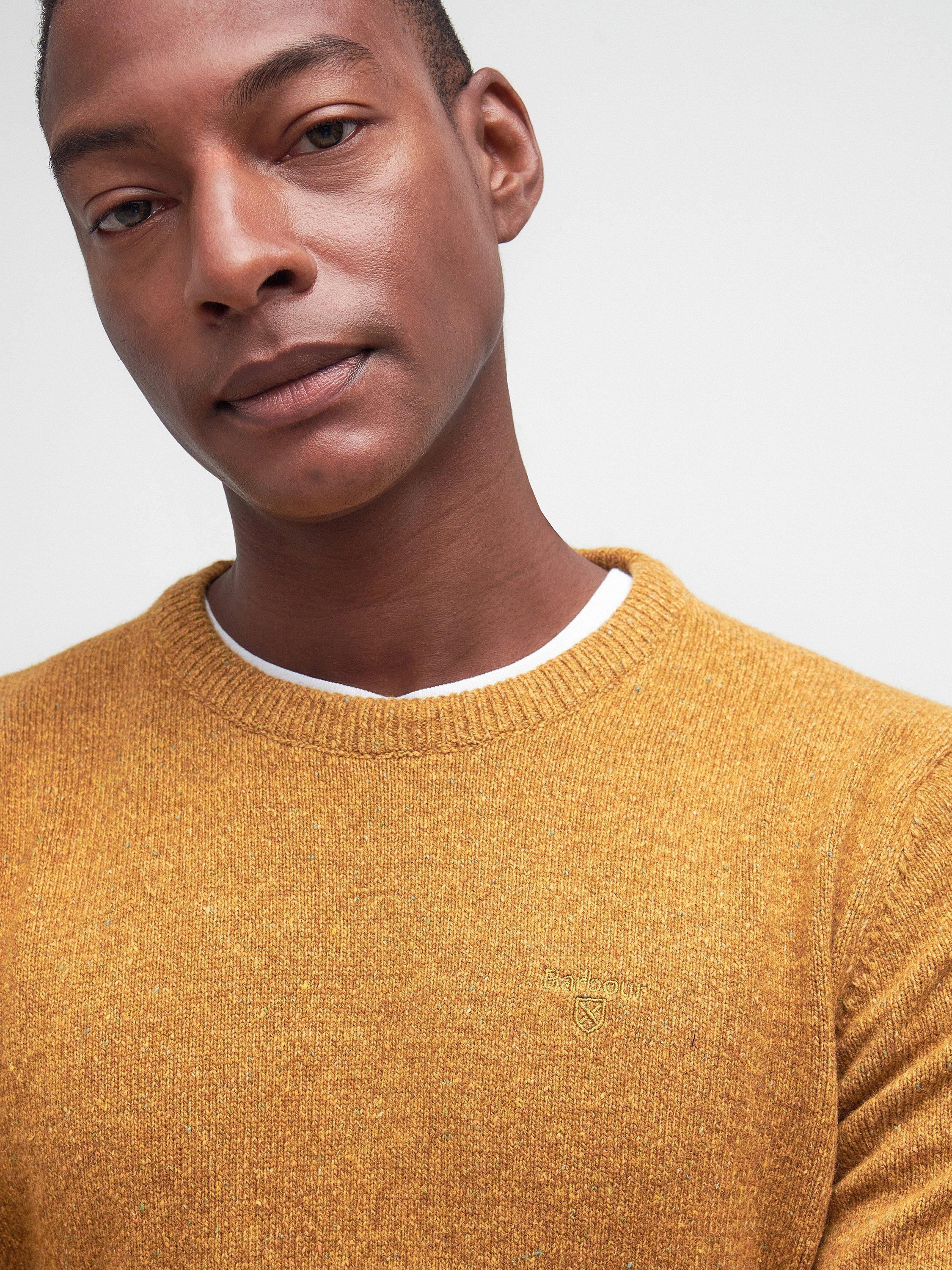 Product image 5 of 6, which shows Barbour Tisbury Wool Blend Jumper, Copper, L