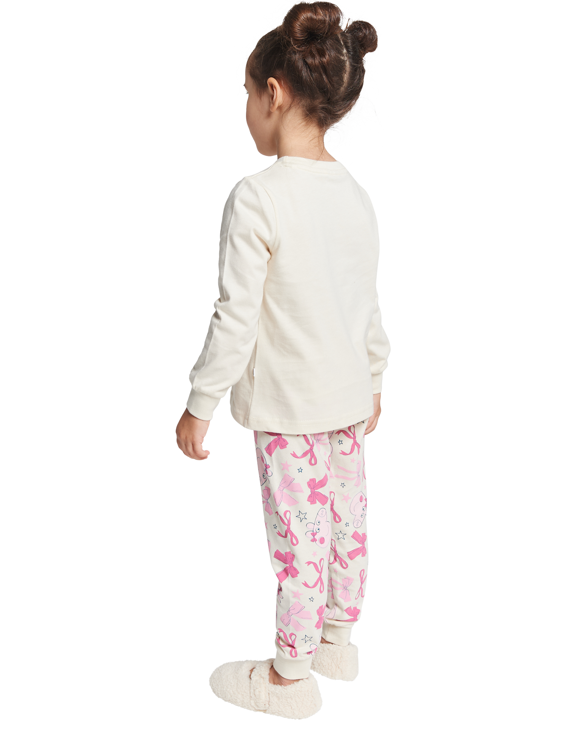 Product image 4 of 5, which shows Brand Threads Kids' Peppa Pig Pyjamas, Pink, 1-2 years