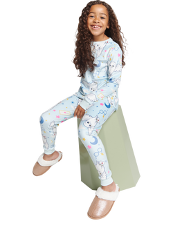 Brand Threads Kids' Fleece Harry Potter Hedwig Pyjama Set, Multi, Multi