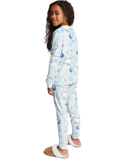 Brand Threads Kids' Fleece Harry Potter Hedwig Pyjama Set, Multi - view 2, Multi