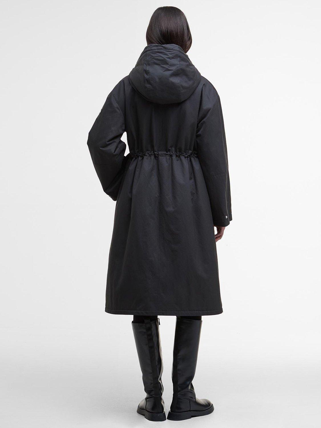 Product image 2 of 10, which shows Barbour International Gabriella Showerproof Jacket, Black, 10