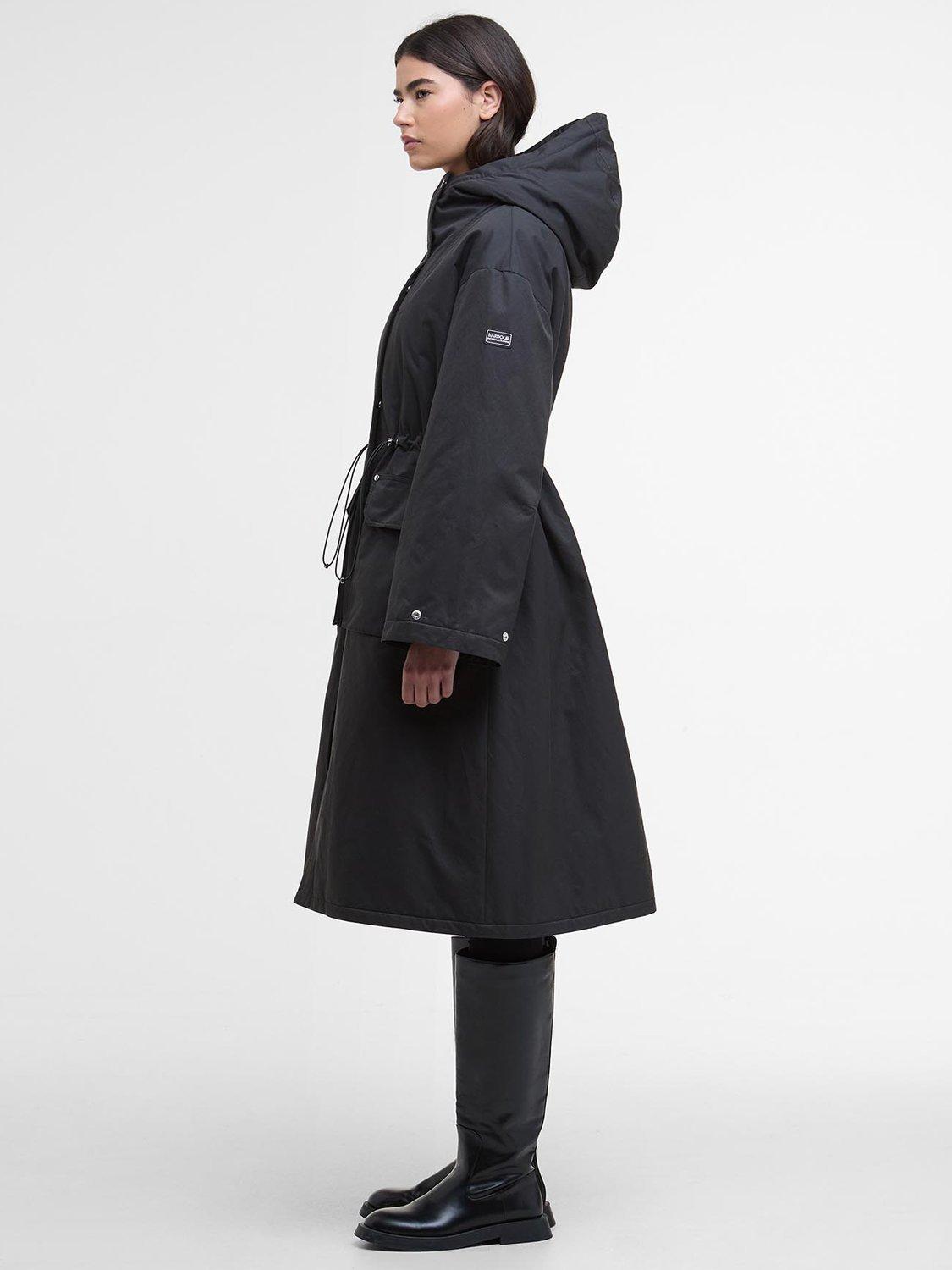 Product image 3 of 10, which shows Barbour International Gabriella Showerproof Jacket, Black, 10