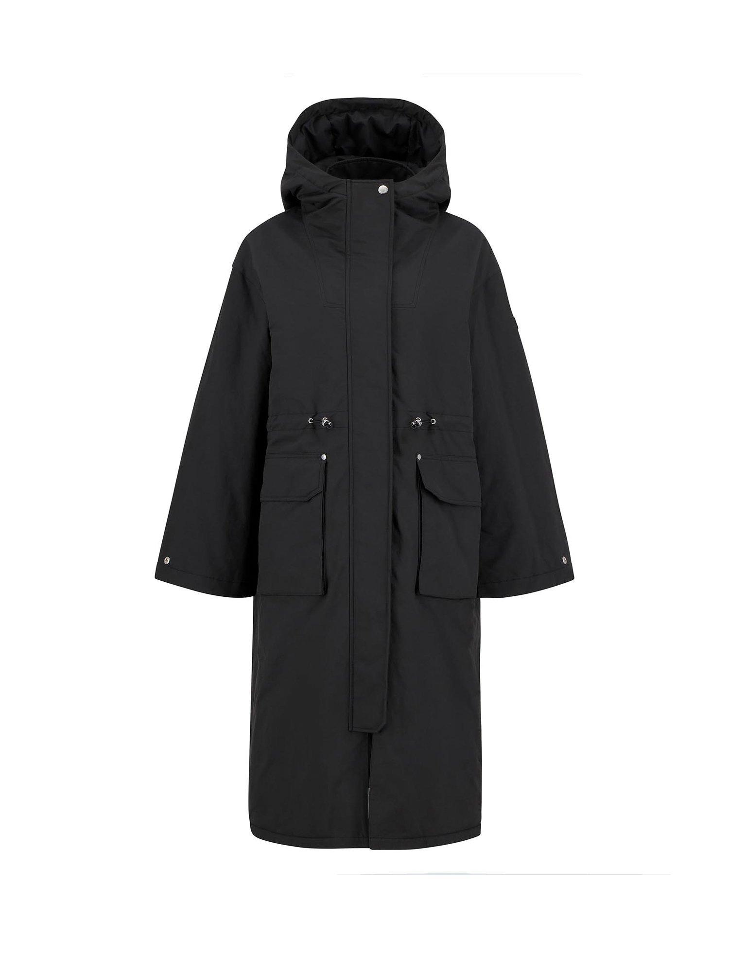 Product image 4 of 10, which shows Barbour International Gabriella Showerproof Jacket, Black, 10