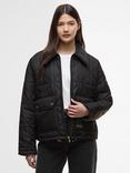 Barbour International Juliana Quilted Jacket, Black