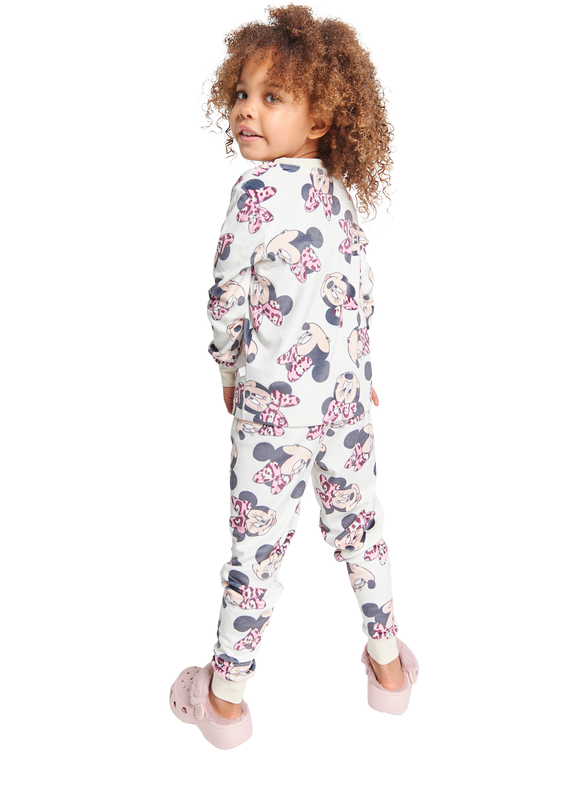 Product image 2 of 3, which shows Brand Threads Kids' Disney Minnie Mouse Pyjamas, Multi, 2-3 years