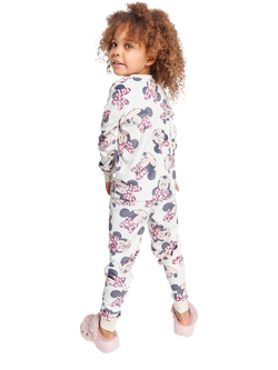 Brand Threads Kids' Disney Minnie Mouse Pyjamas, Multi - view 2, Multi
