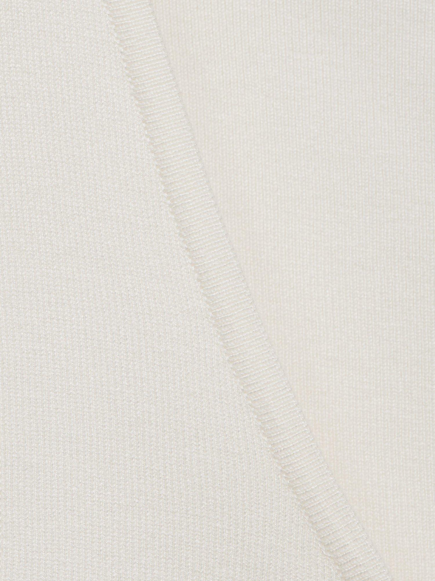 Product image 5 of 7, which shows Mango Forat Sleeveless V Neck Vest, Light Beige, L