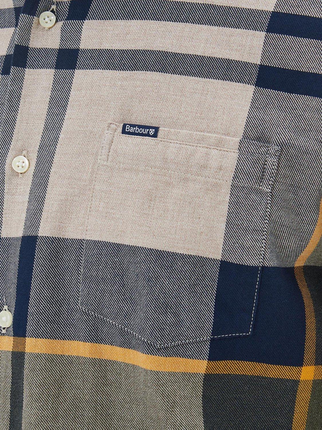 Product image 7 of 9, which shows Barbour Dunoon Overshirt, Forest Mist, S