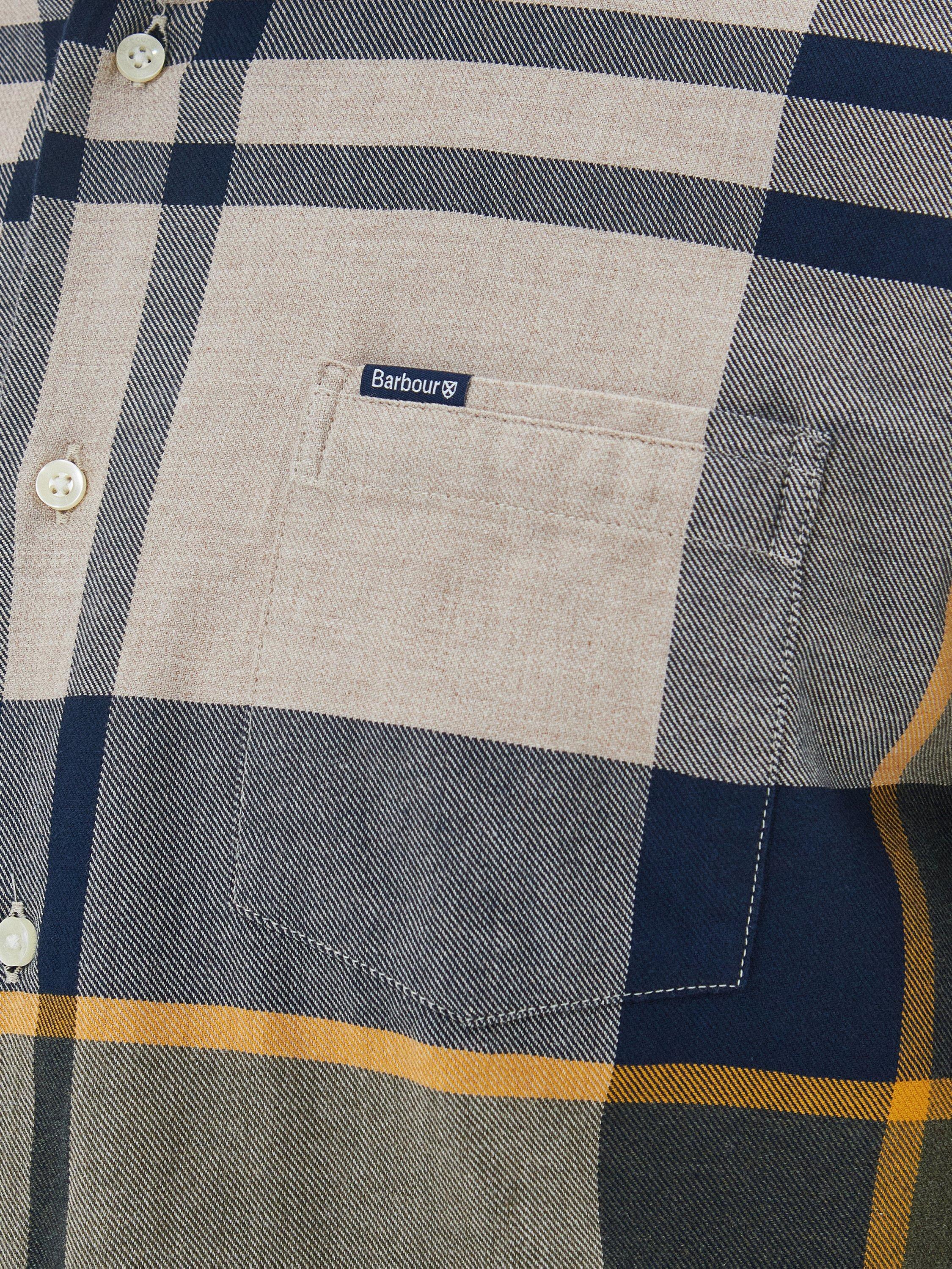Product image 9 of 9, which shows Barbour Dunoon Overshirt, Forest Mist, S