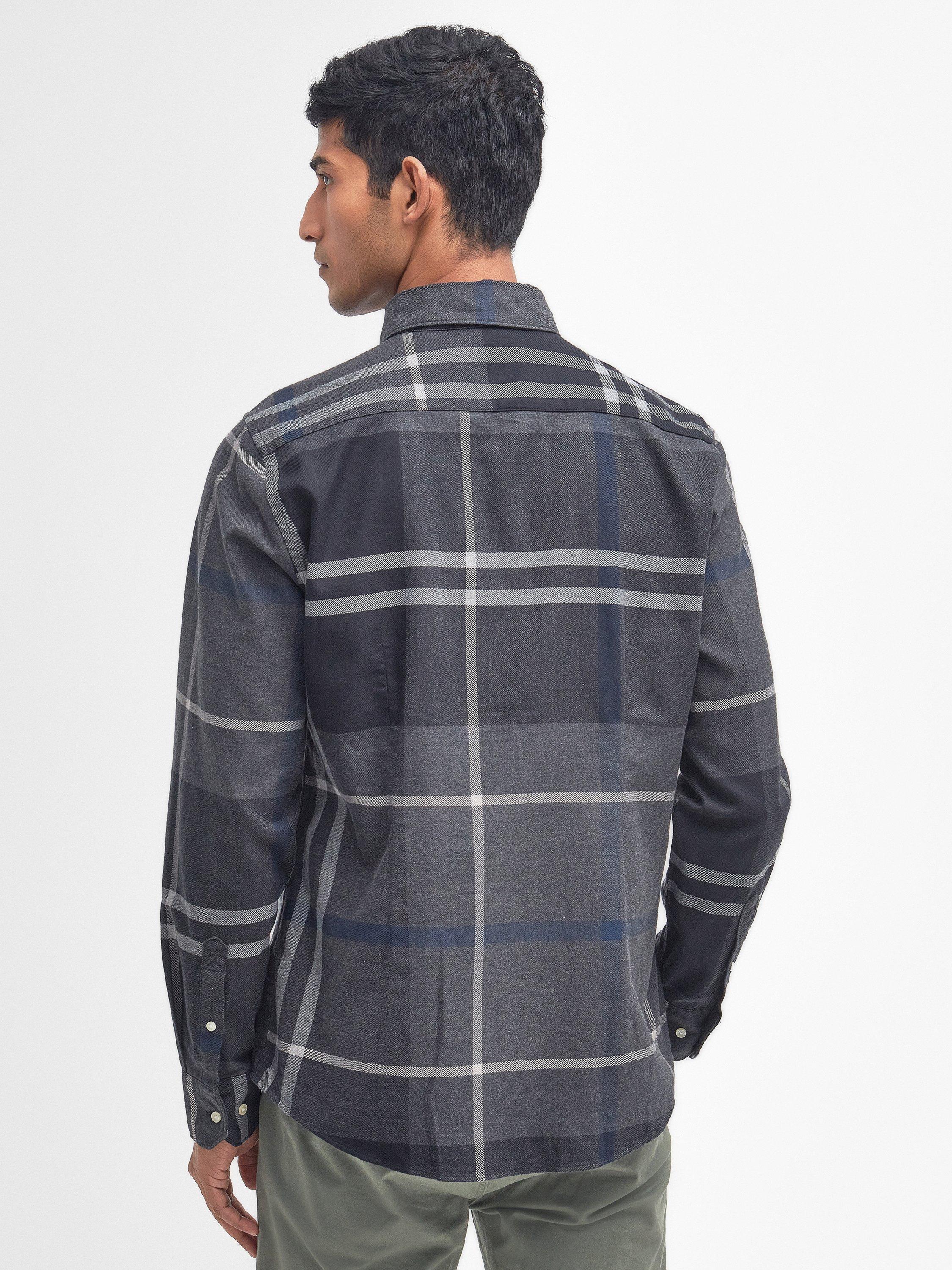 Product image 2 of 7, which shows Barbour Dunoon Overshirt, Graphite, S