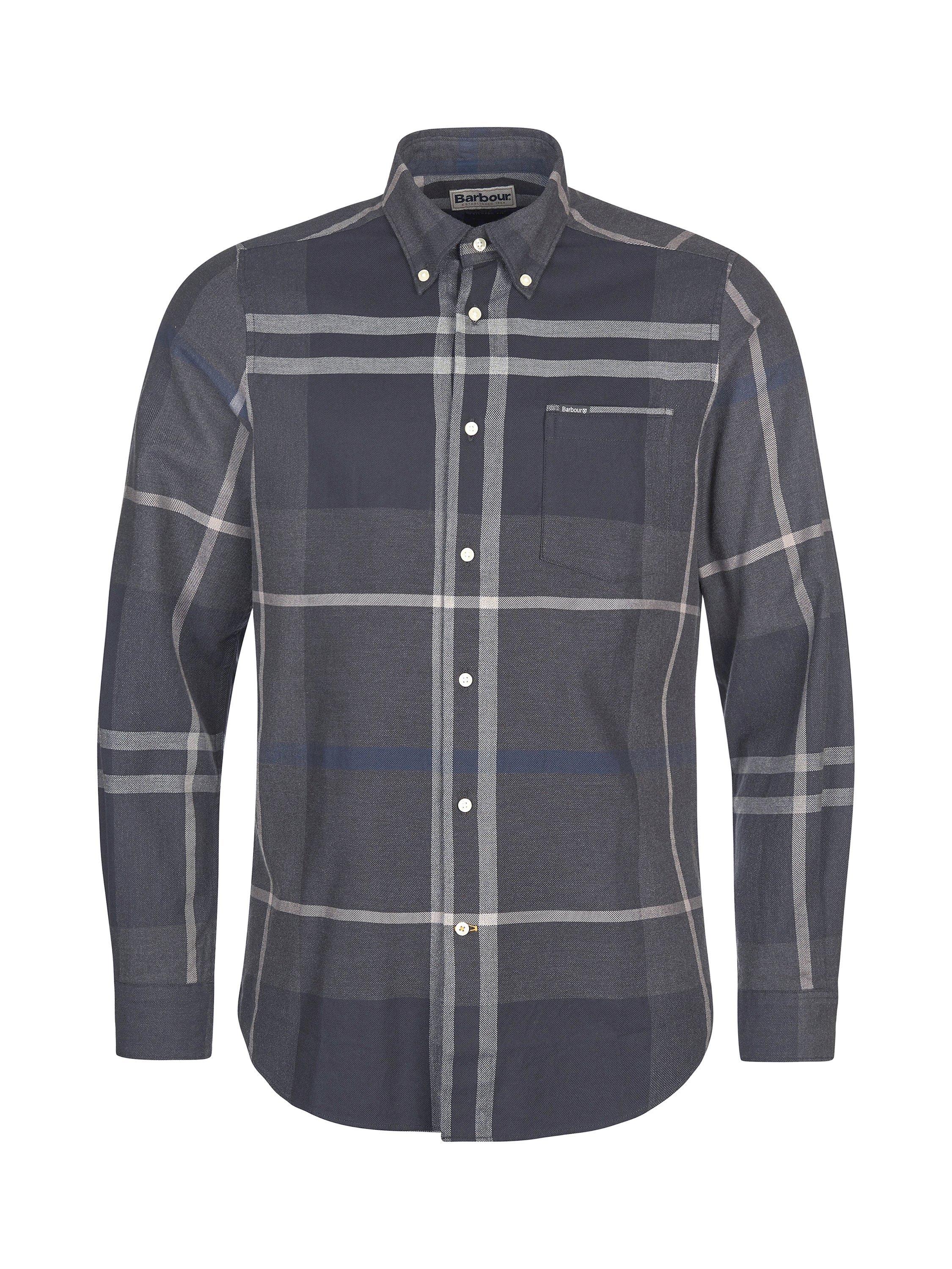 Product image 4 of 7, which shows Barbour Dunoon Overshirt, Graphite, S