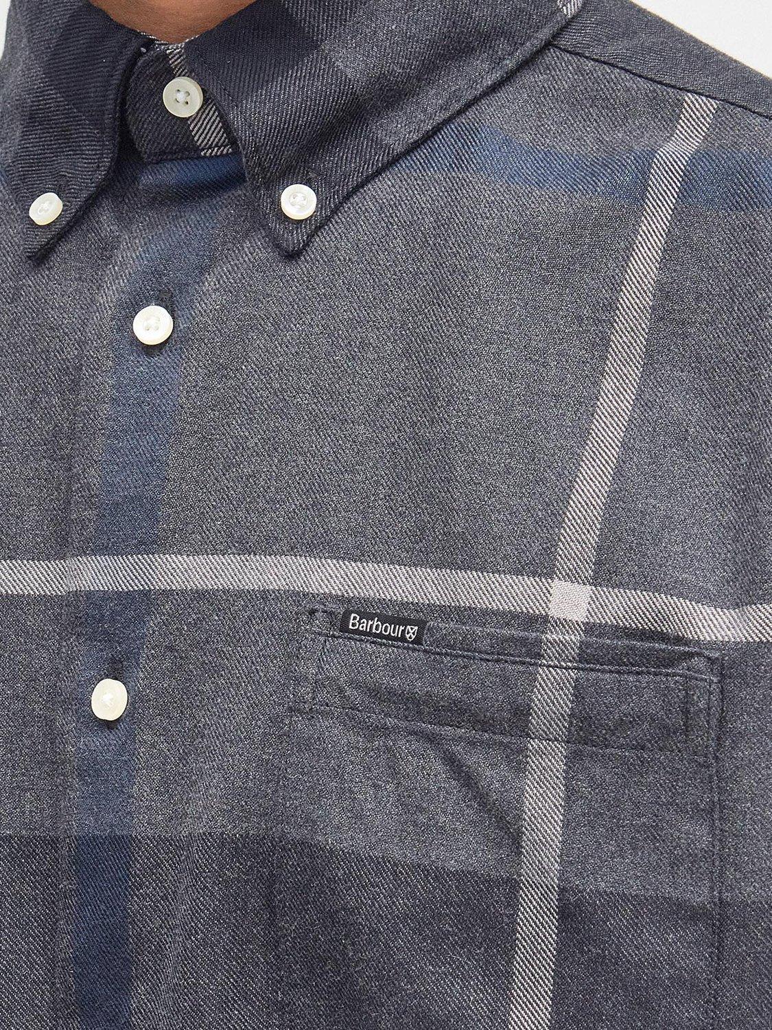 Product image 6 of 7, which shows Barbour Dunoon Overshirt, Graphite, S