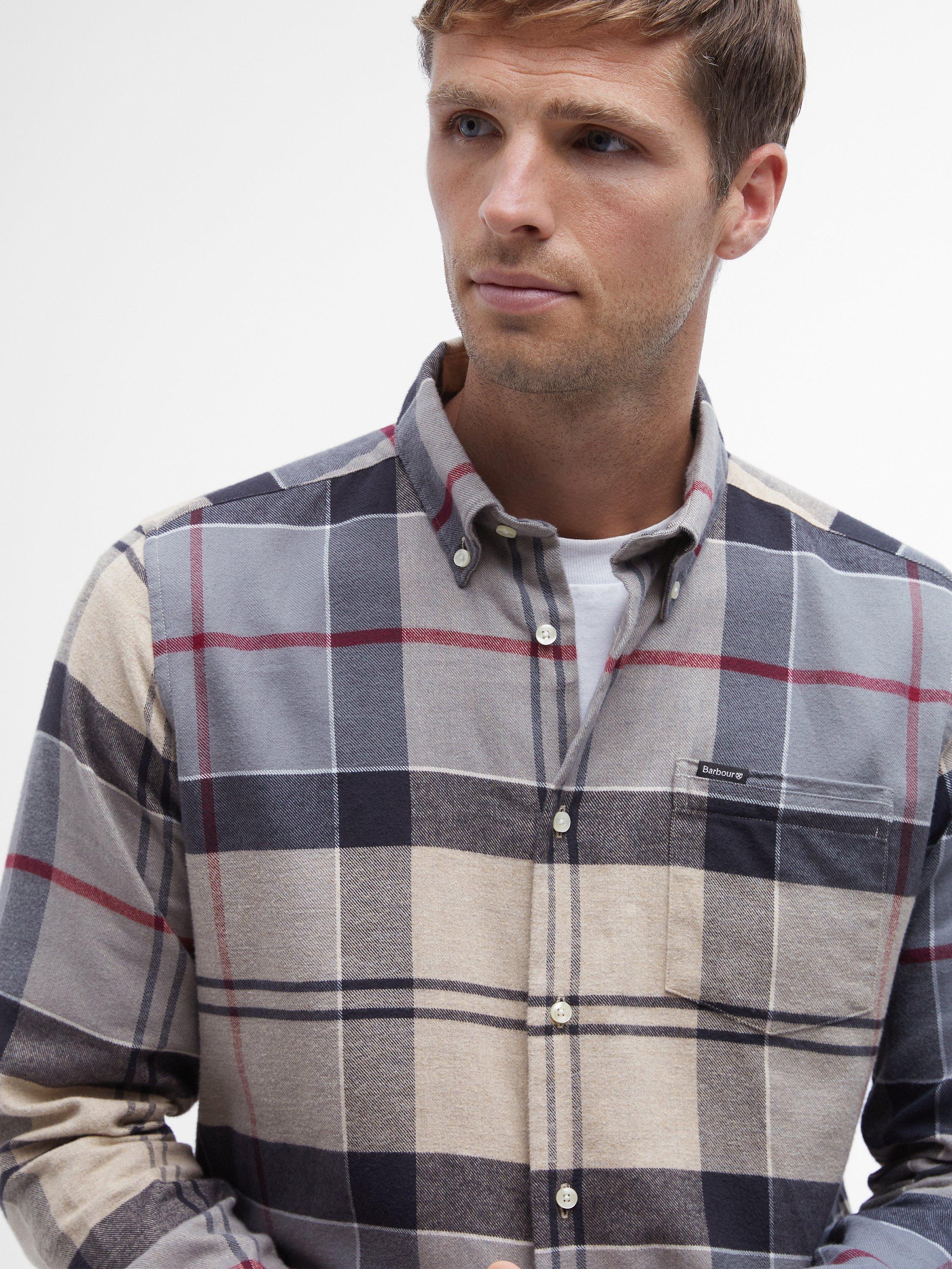 Barbour Edderton Cotton Tailored Fit Tartan Shirt, Dress Tartan