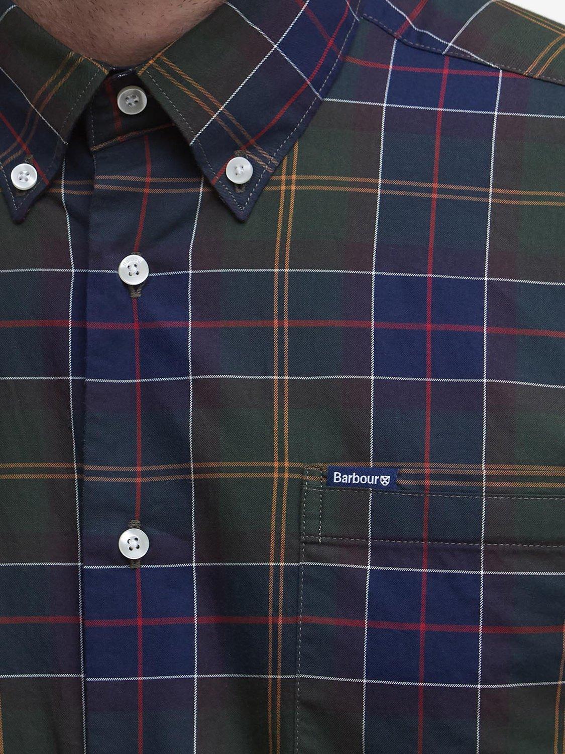 Product image 11 of 11, which shows Barbour Wetheram Cotton Tailored Fit Tartan Shirt, Classic Tartan, 5XL
