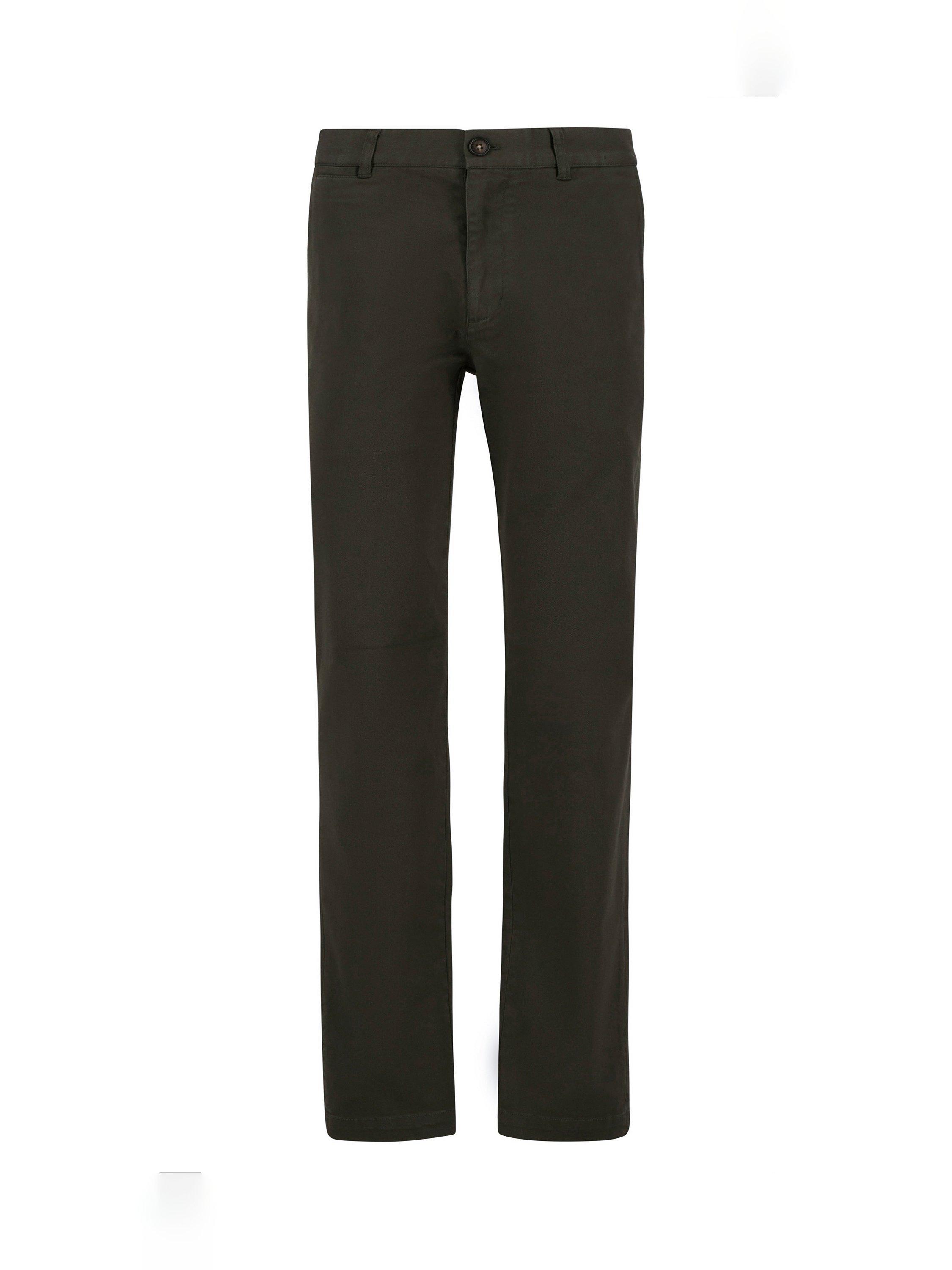 Product image 4 of 5, which shows Barbour Washed Stretch Tailored Trousers, Forest, 28R