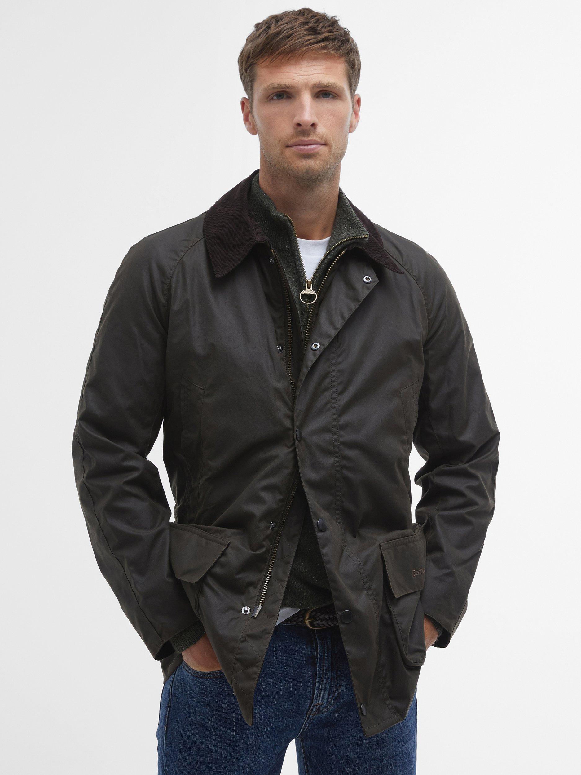 Barbour Bristol Wax Jacket, Olive