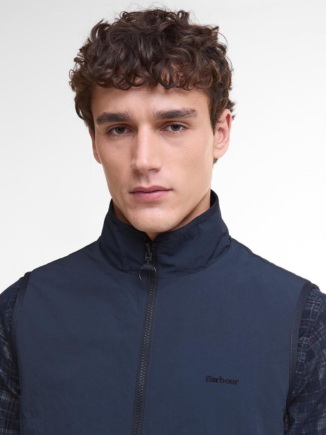 Product image 6 of 8, which shows Barbour Reversible Fleece Gilet, Navy, XXL