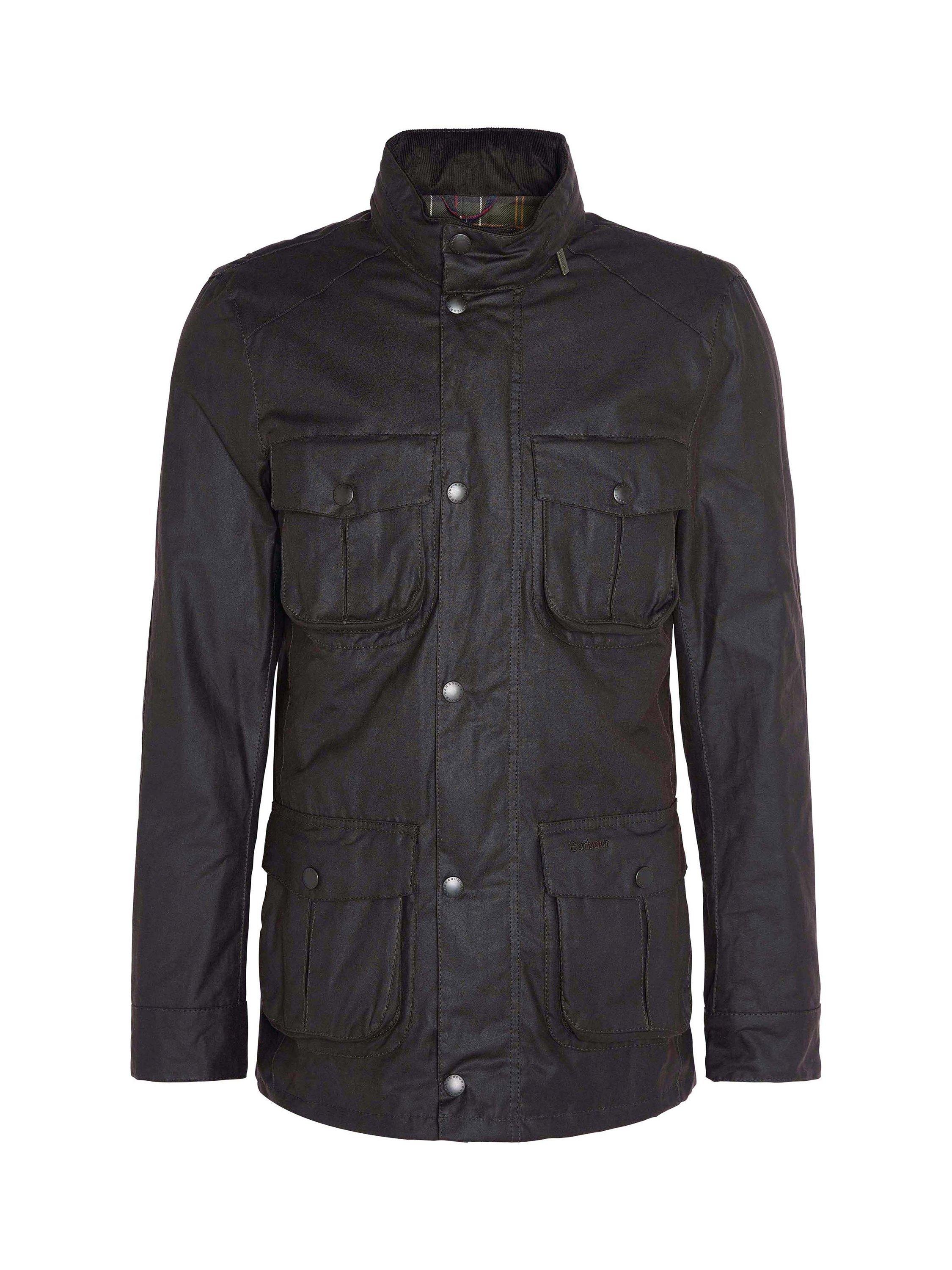 Product image 7 of 7, which shows Barbour Corbridge Waxed Jacket, Rustic/Classic, S