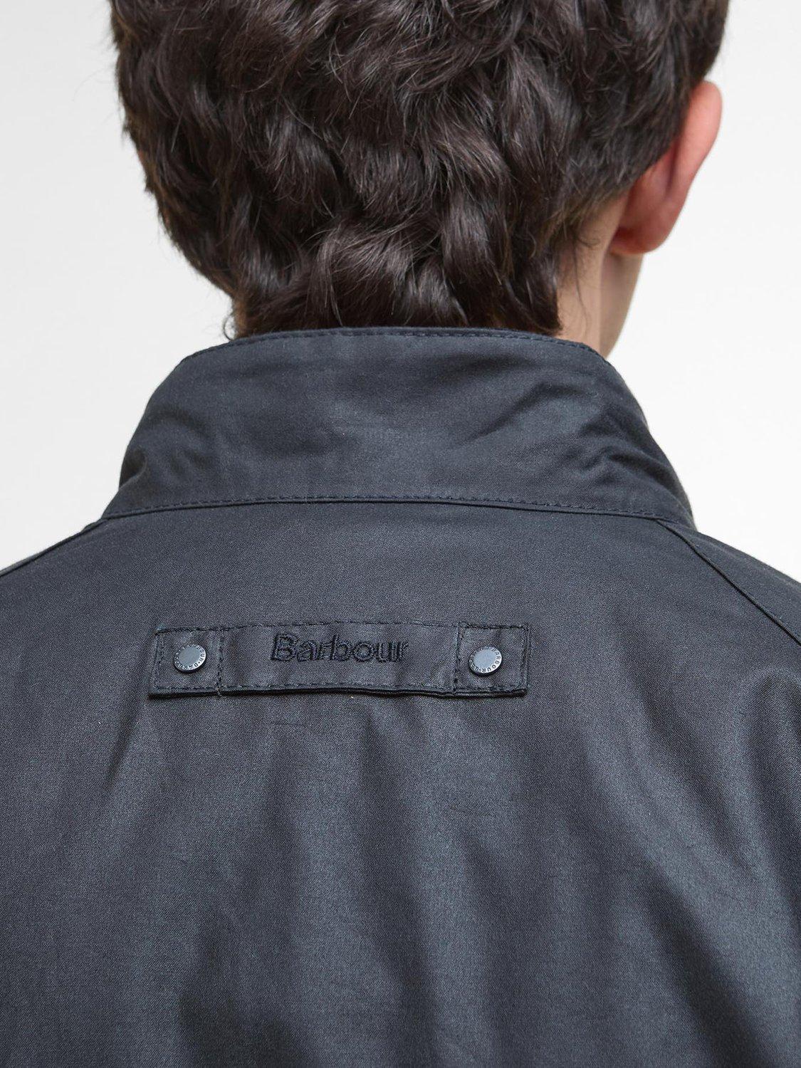 Product image 4 of 5, which shows Barbour Modern Royston Waxed Cotton Jacket, Navy, L